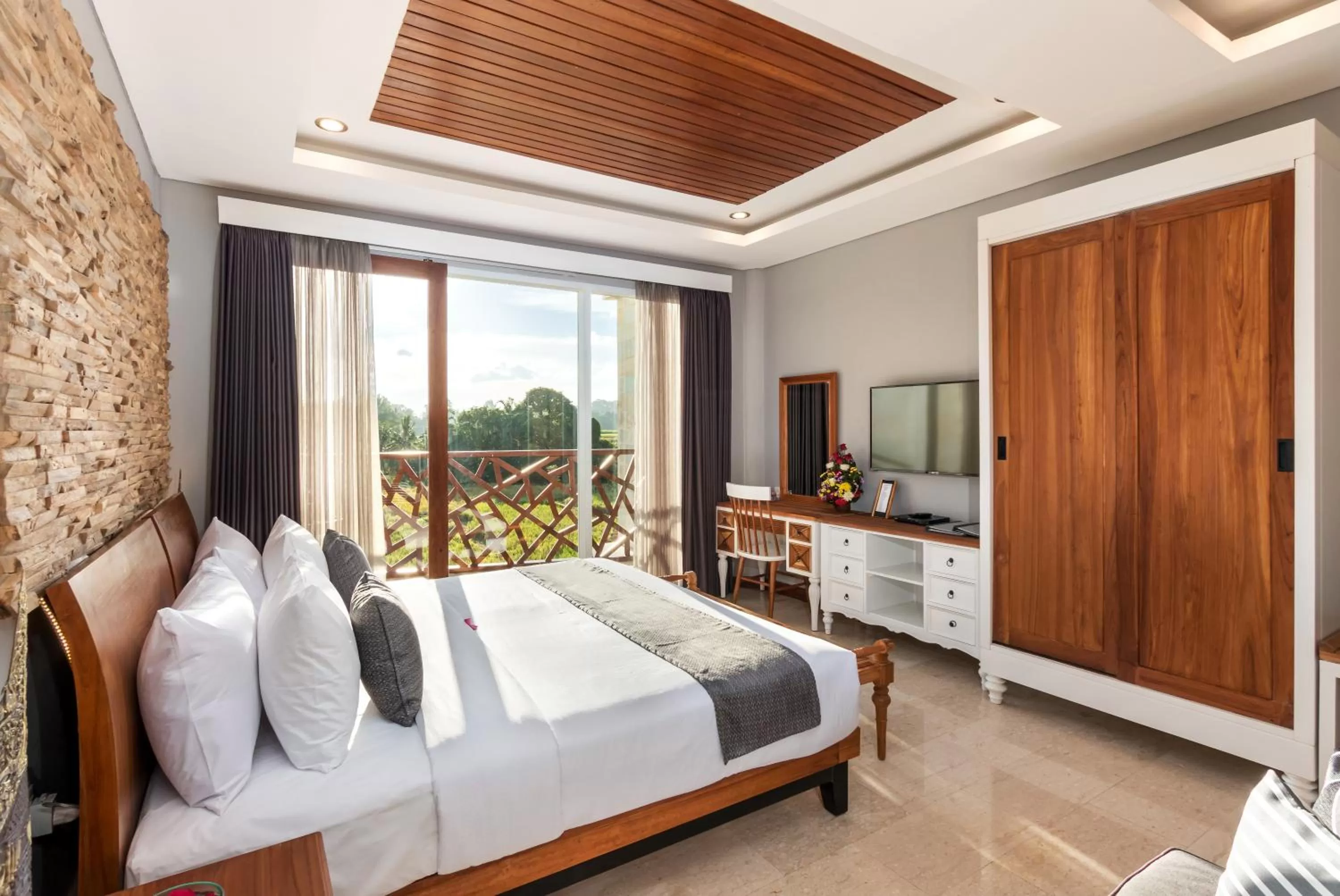 Bedroom, Bed in Wadari Retreat Villa Ubud