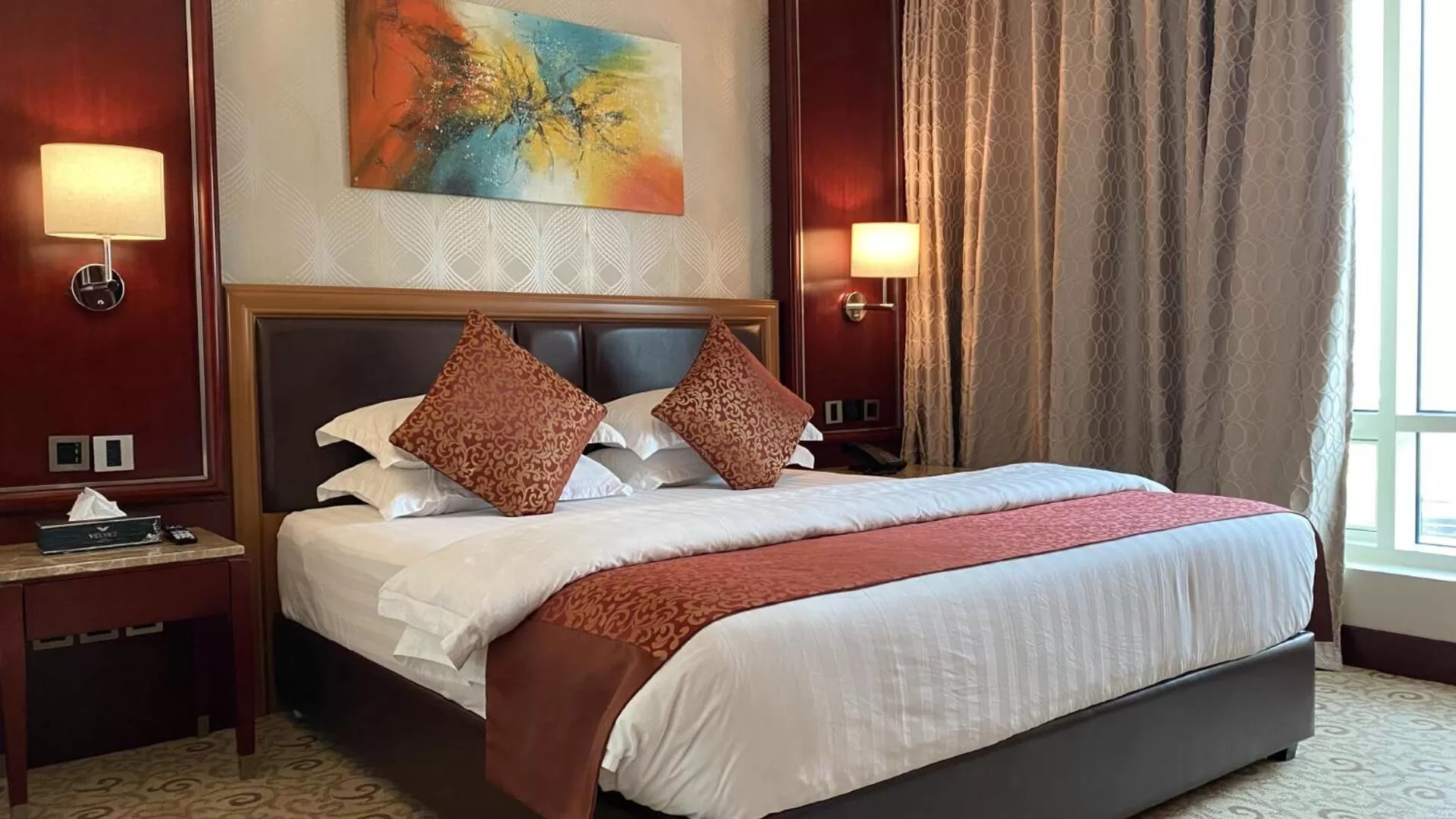 Bed in Velvet Hotel Jeddah