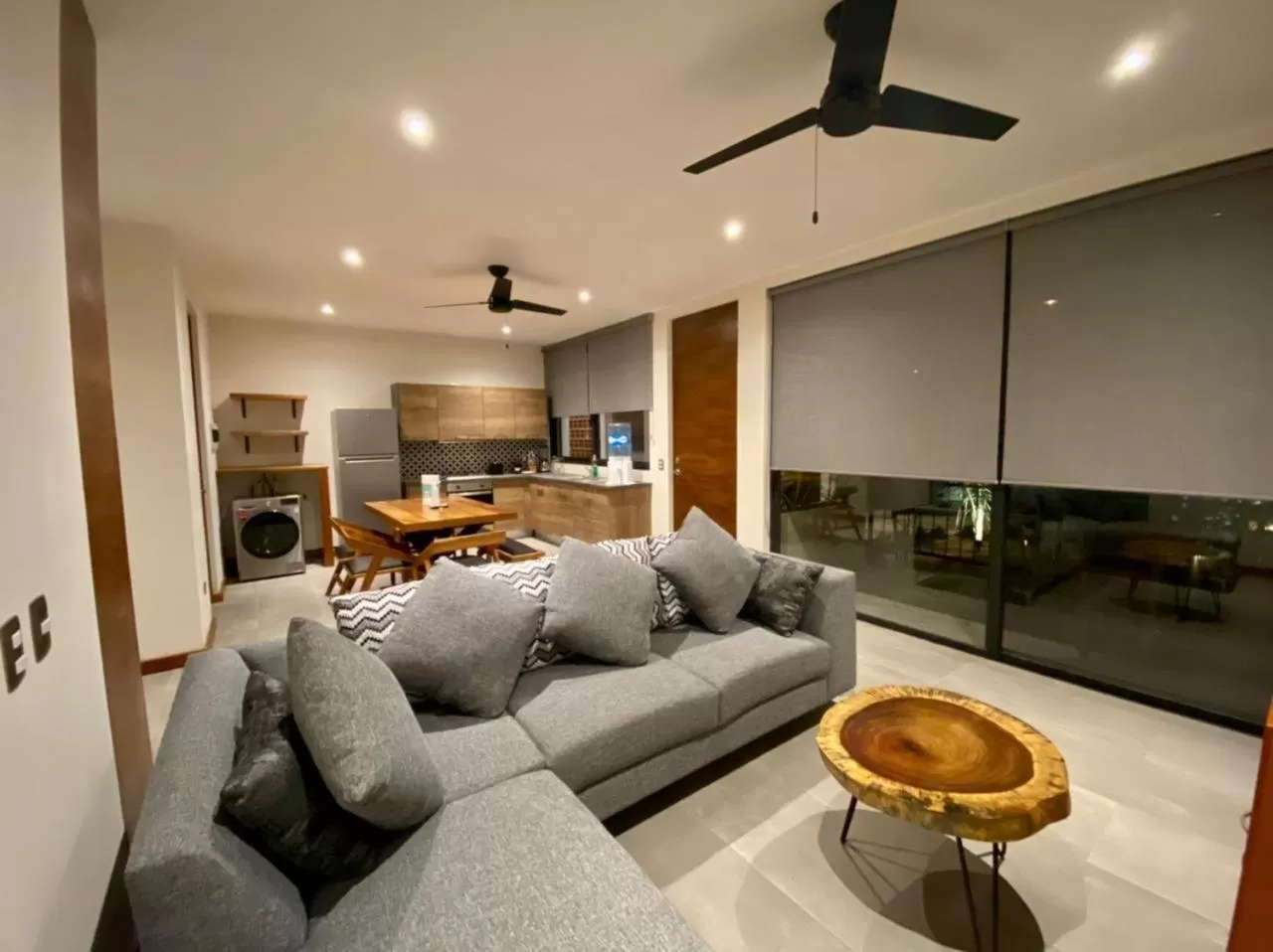 Living room in Dreamcatcher Tulum