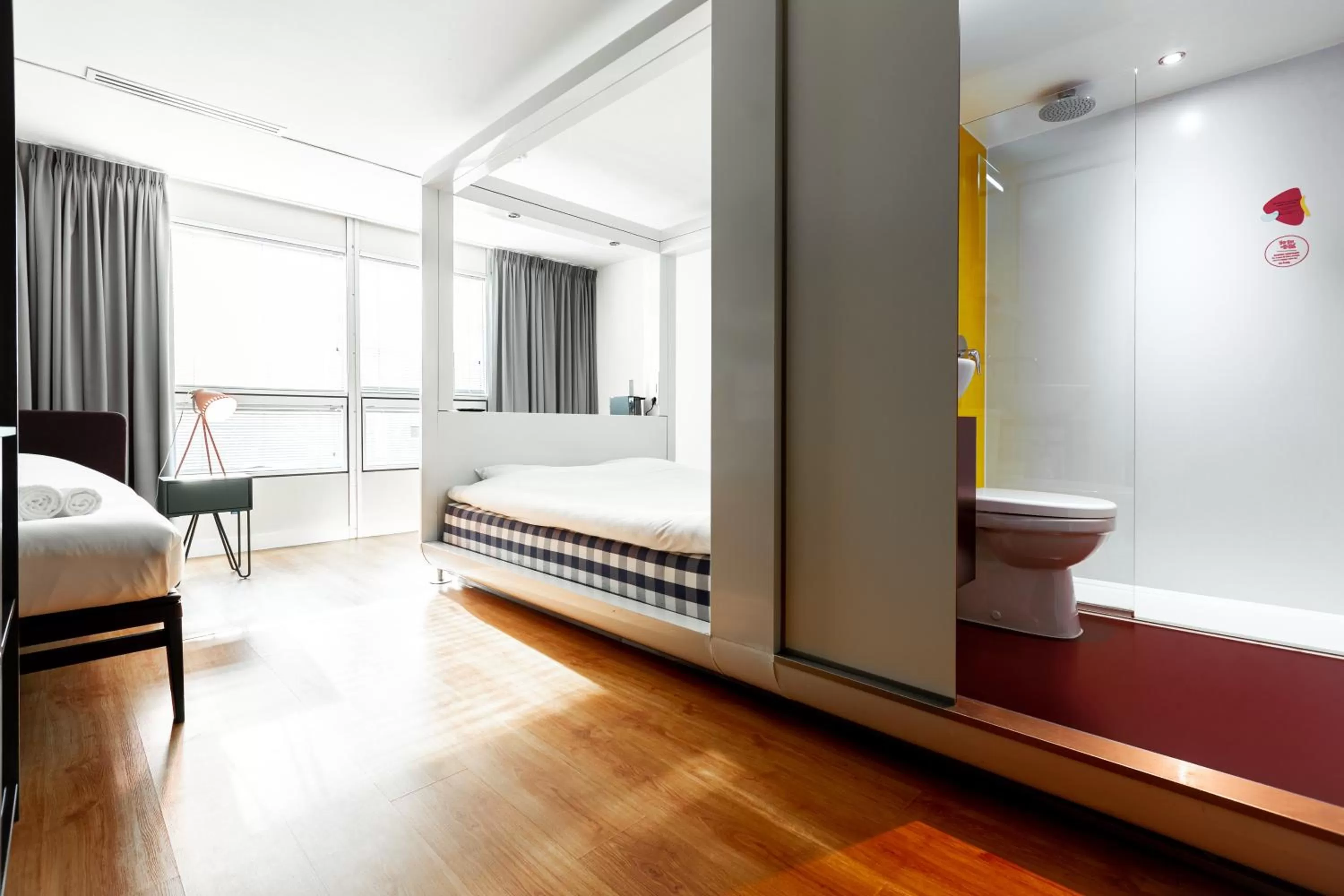 Bedroom, Bed in Qbic Amsterdam WTC