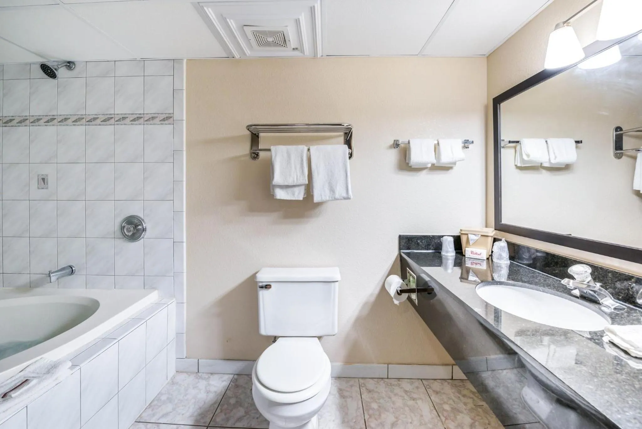 Bathroom in Red Roof Inn Palatine