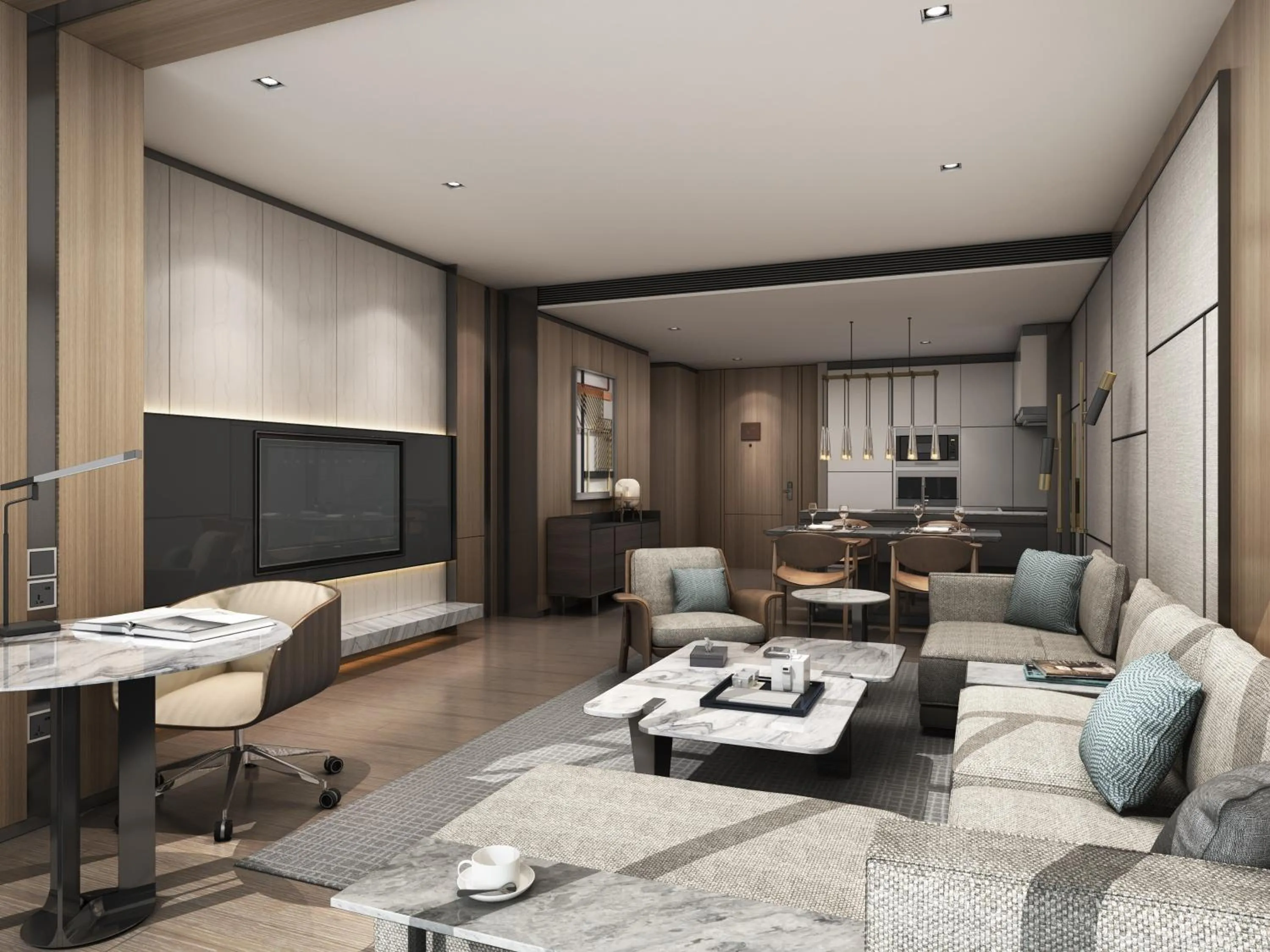 Living room in Shenyang Marriott Hotel