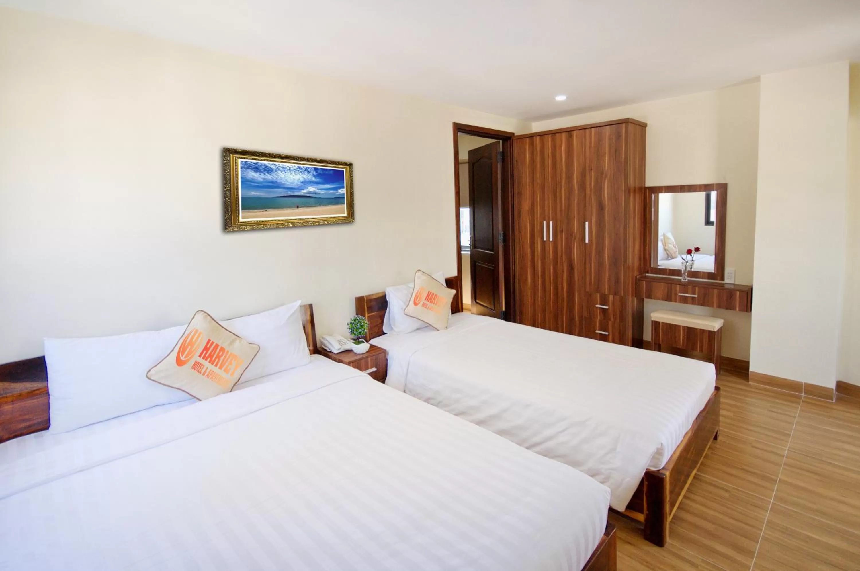 Bed in Harvey Hotel & Apartments