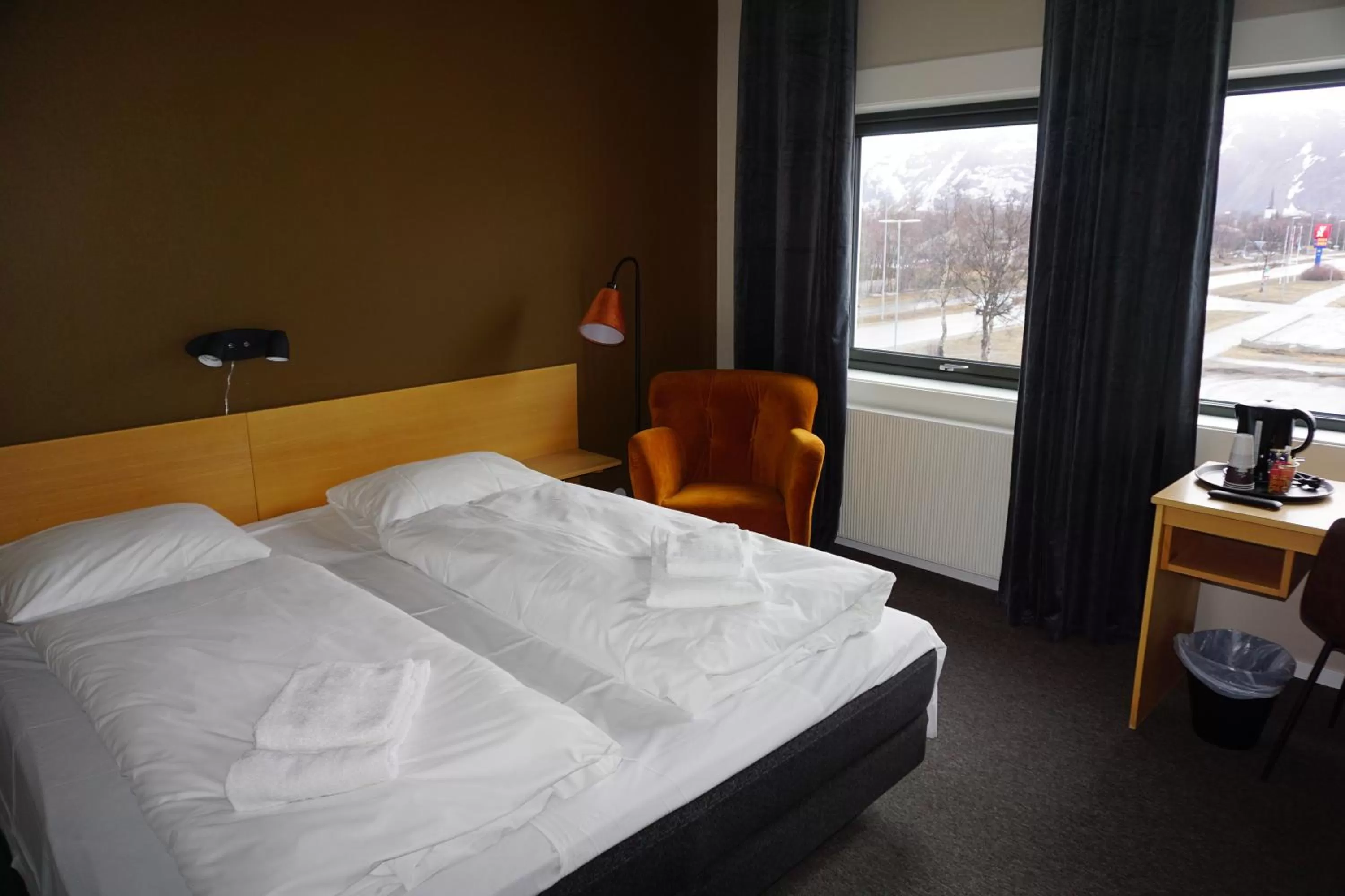 Photo of the whole room, Bed in Verdde Hotel Lakselv