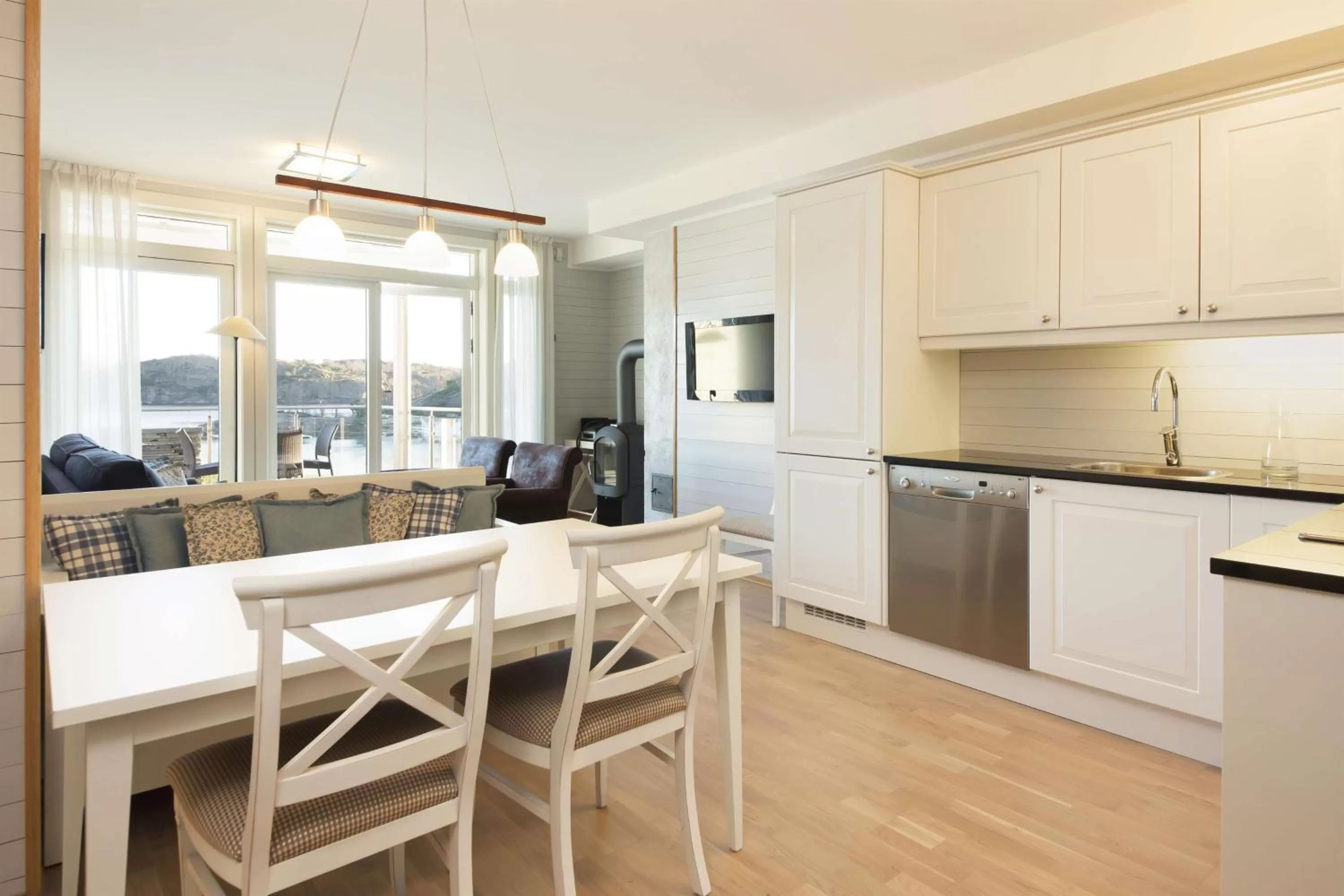 Kitchen or kitchenette in Havna Tjøme Hotel