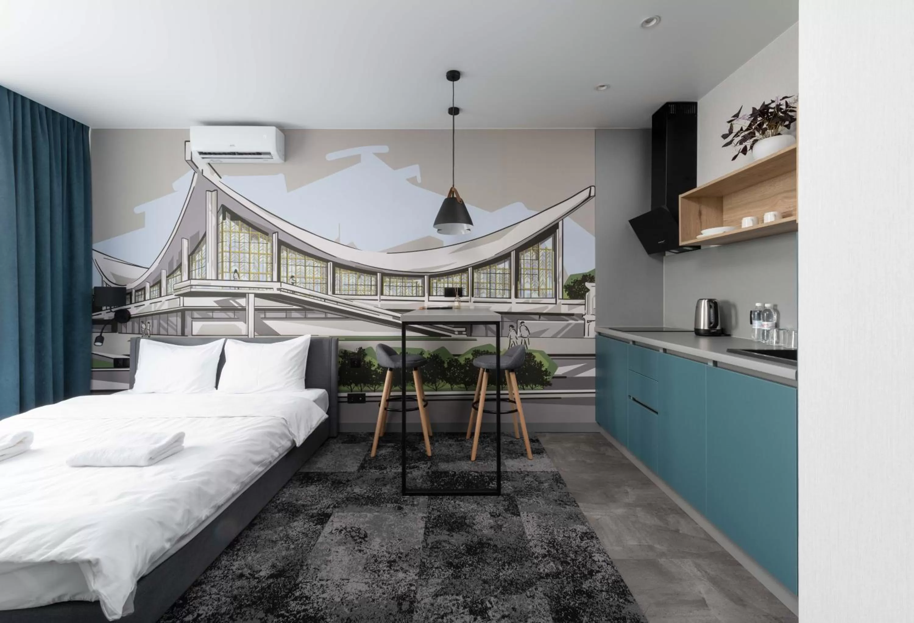 Bed in BE THE ONE Hotel