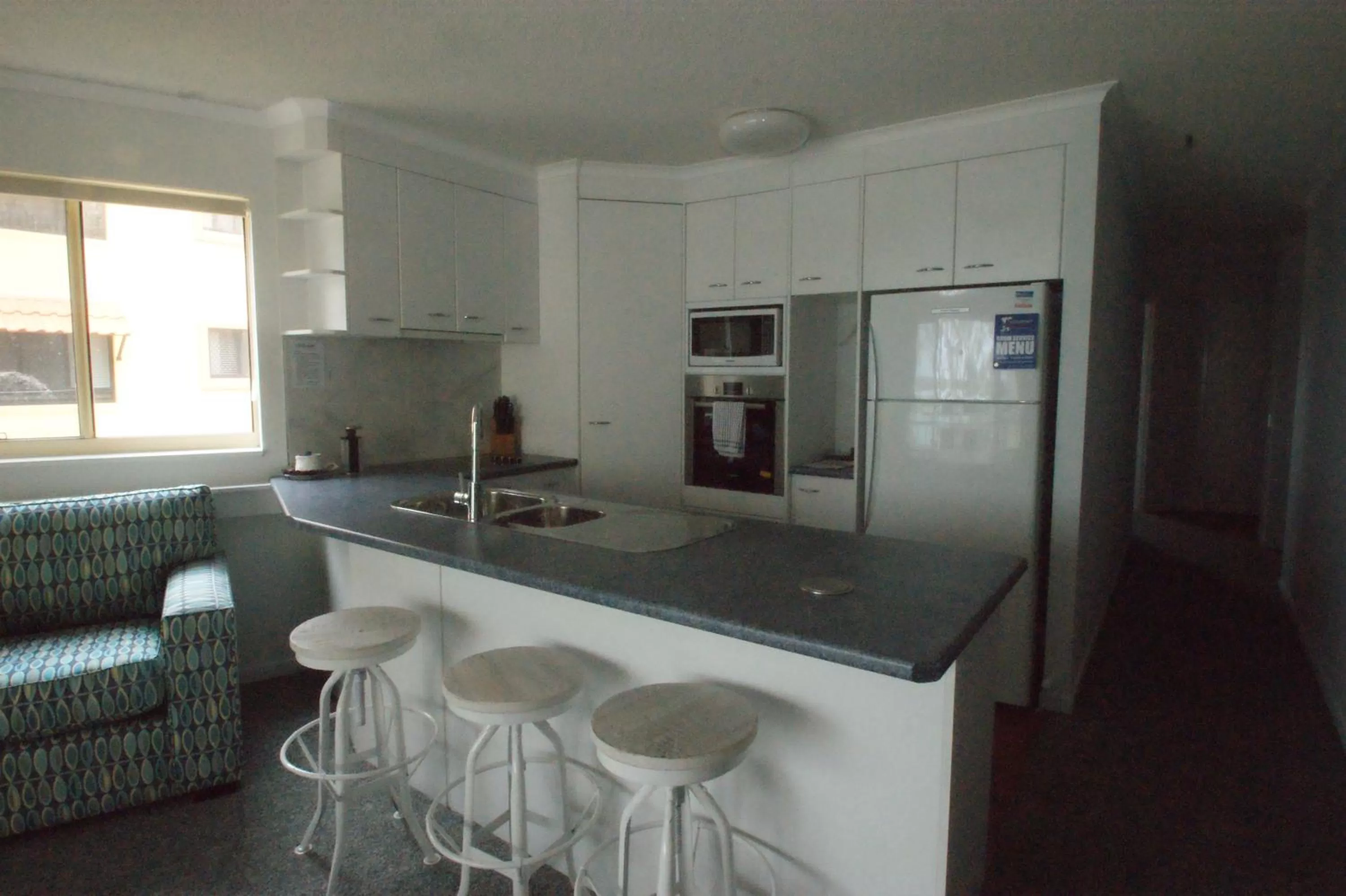 Living room in The Esplanade Riverview Holiday Apartments