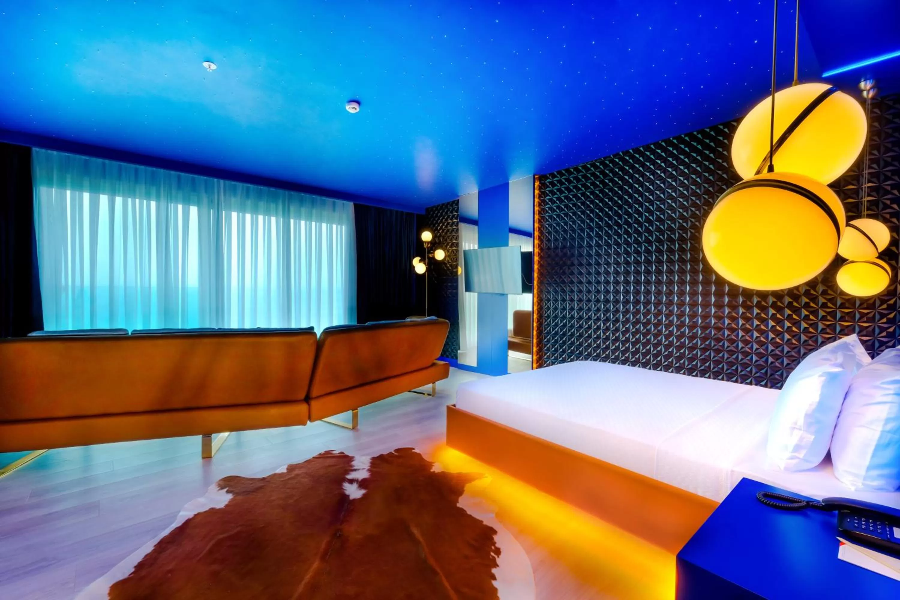 Bed in Bilem Hotel Beach & Spa