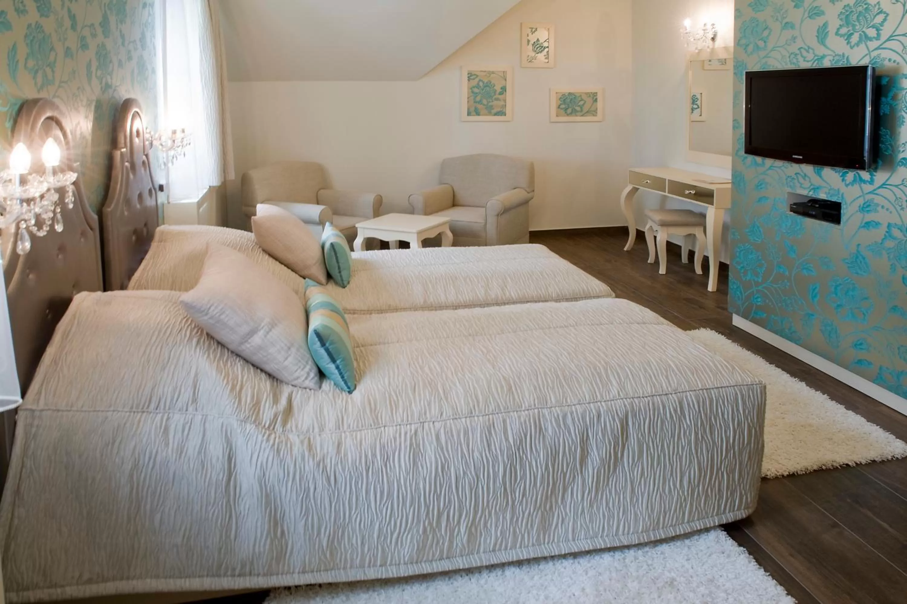 Bed in Varga Tanya Hotel