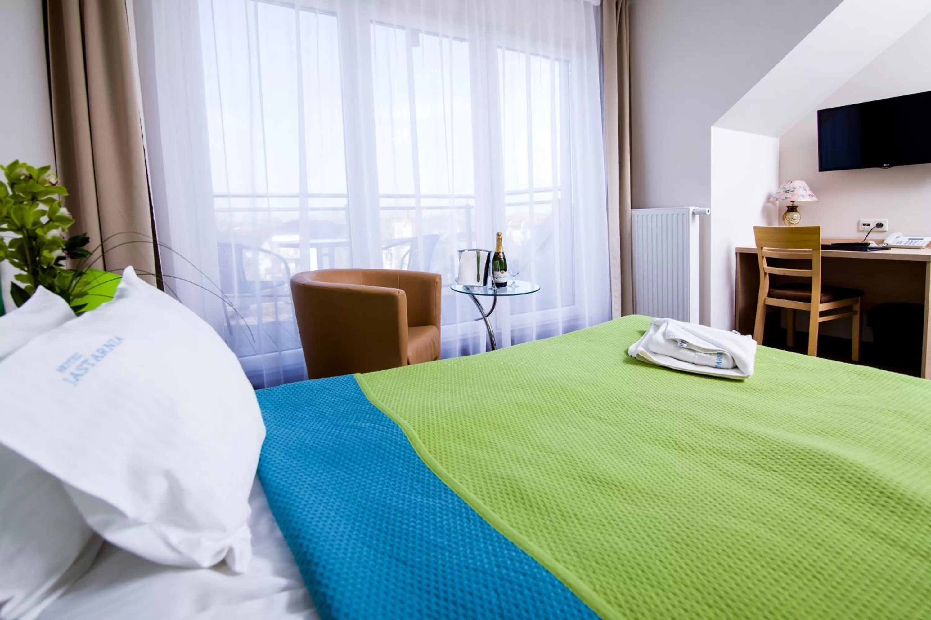 Bed in Hotel Jastarnia