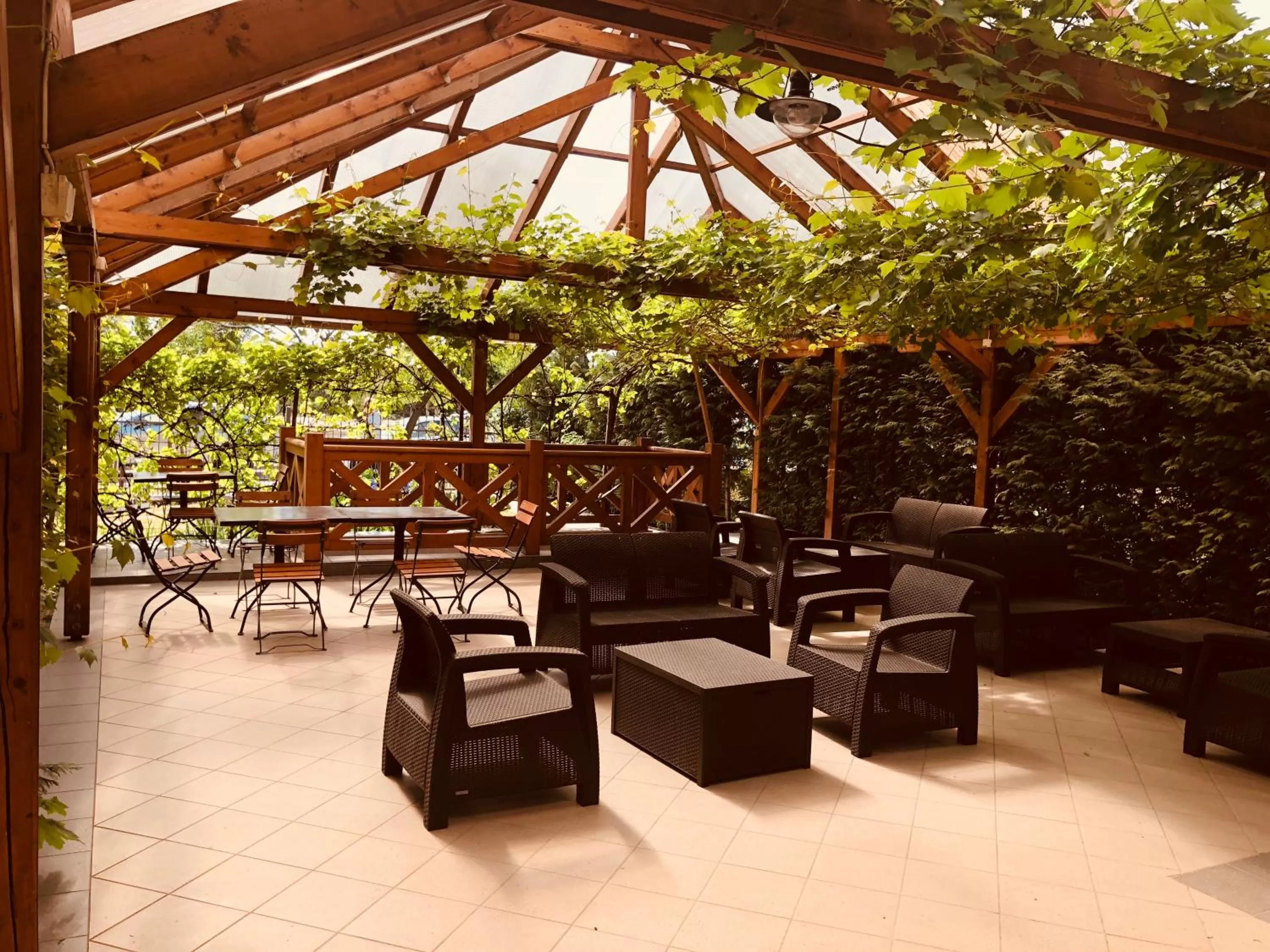 Balcony/Terrace in Zöldtető Panzió