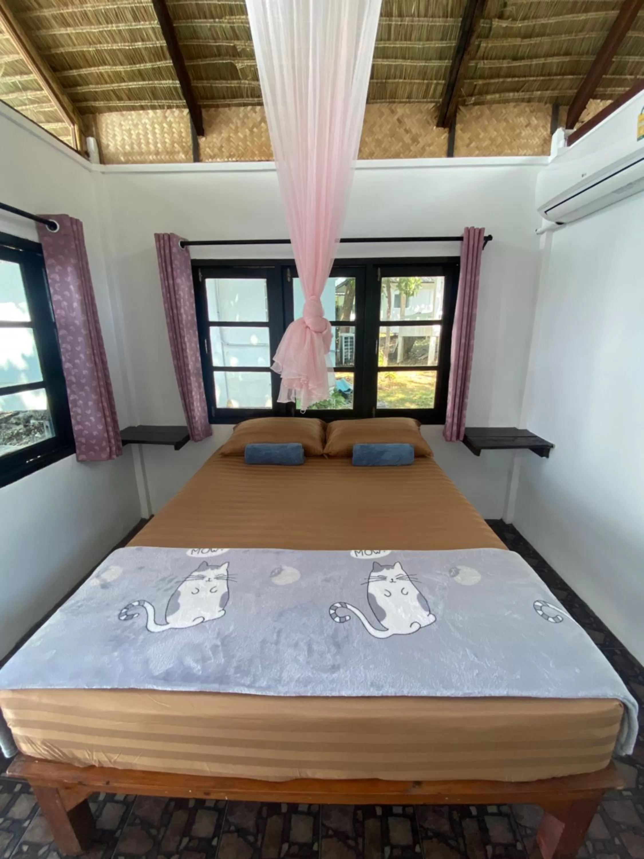 Bed in Blue Sky Resort