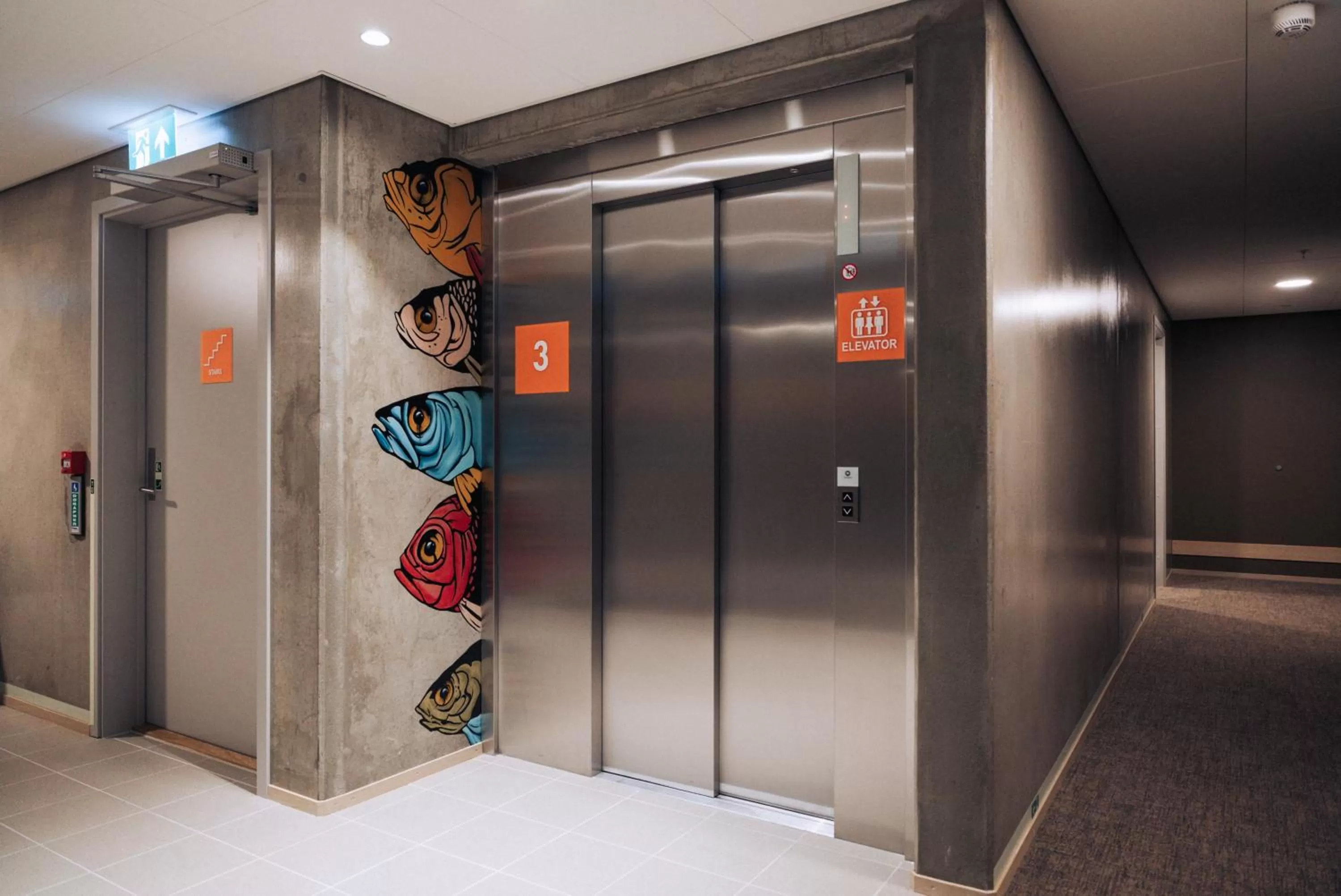 elevator in Smarthotel Bodø