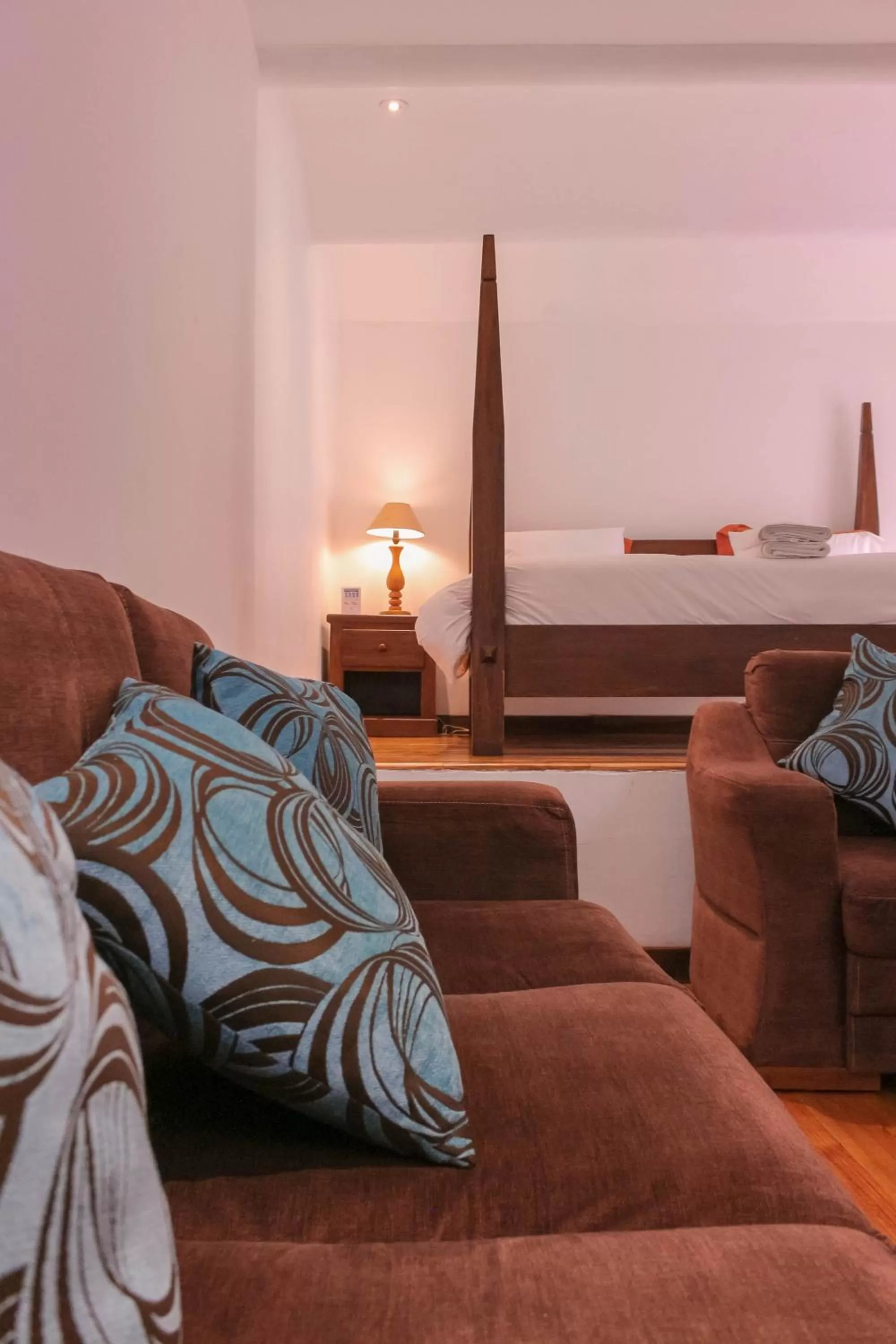 Bed in Hotel Spa Mansion Santa Isabella