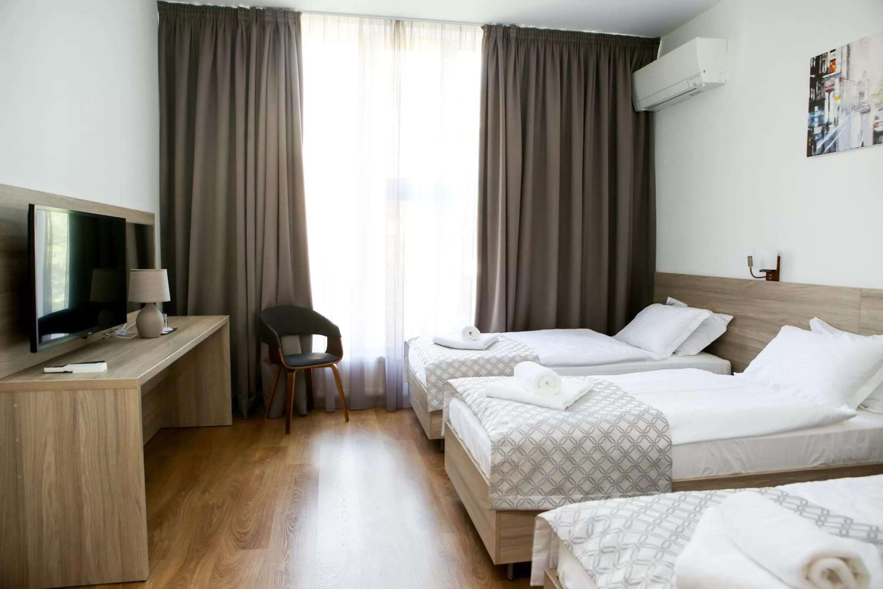 Bed in Hotel Antonio