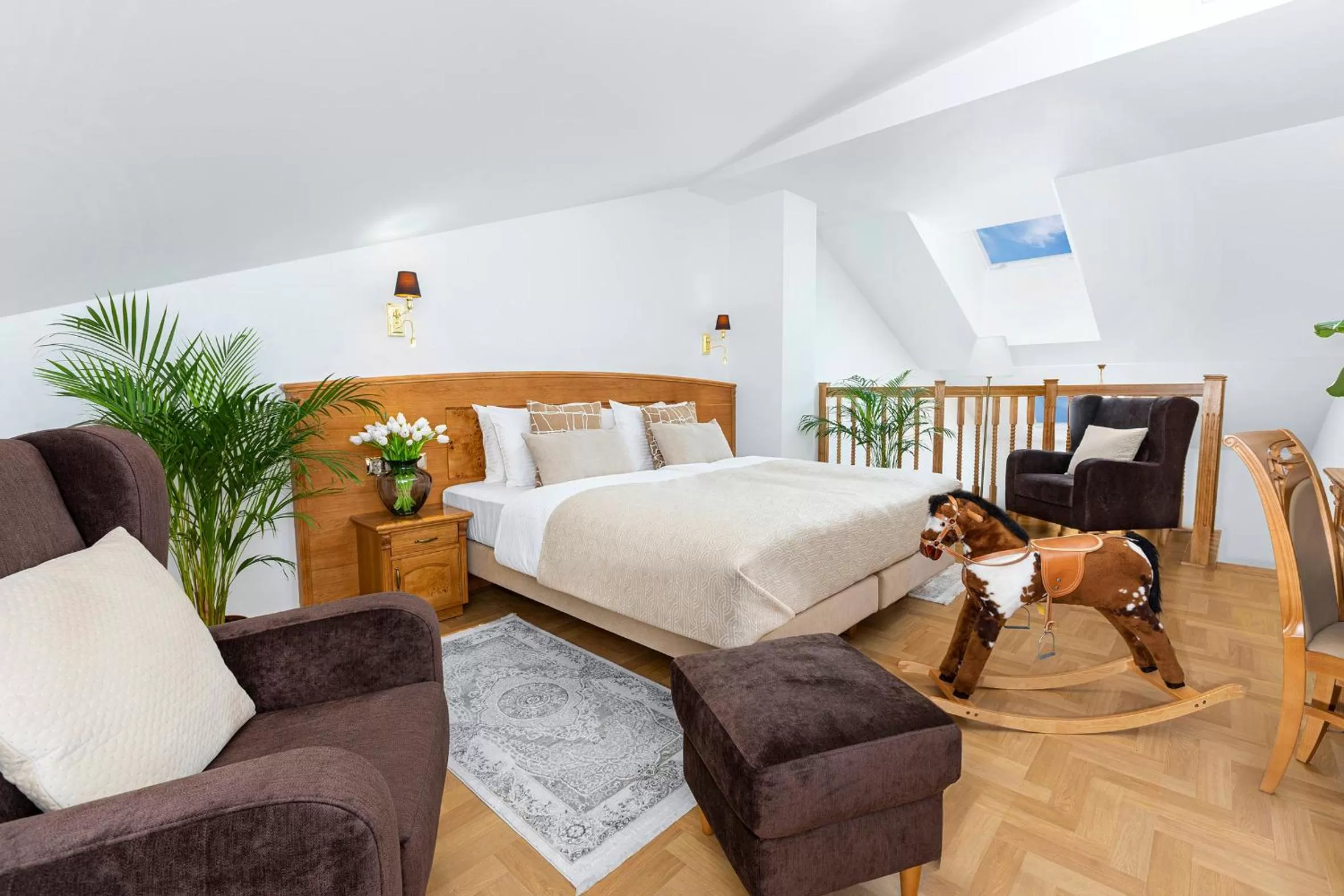 Bed in Ventus Rosa Boutique Aparthotel