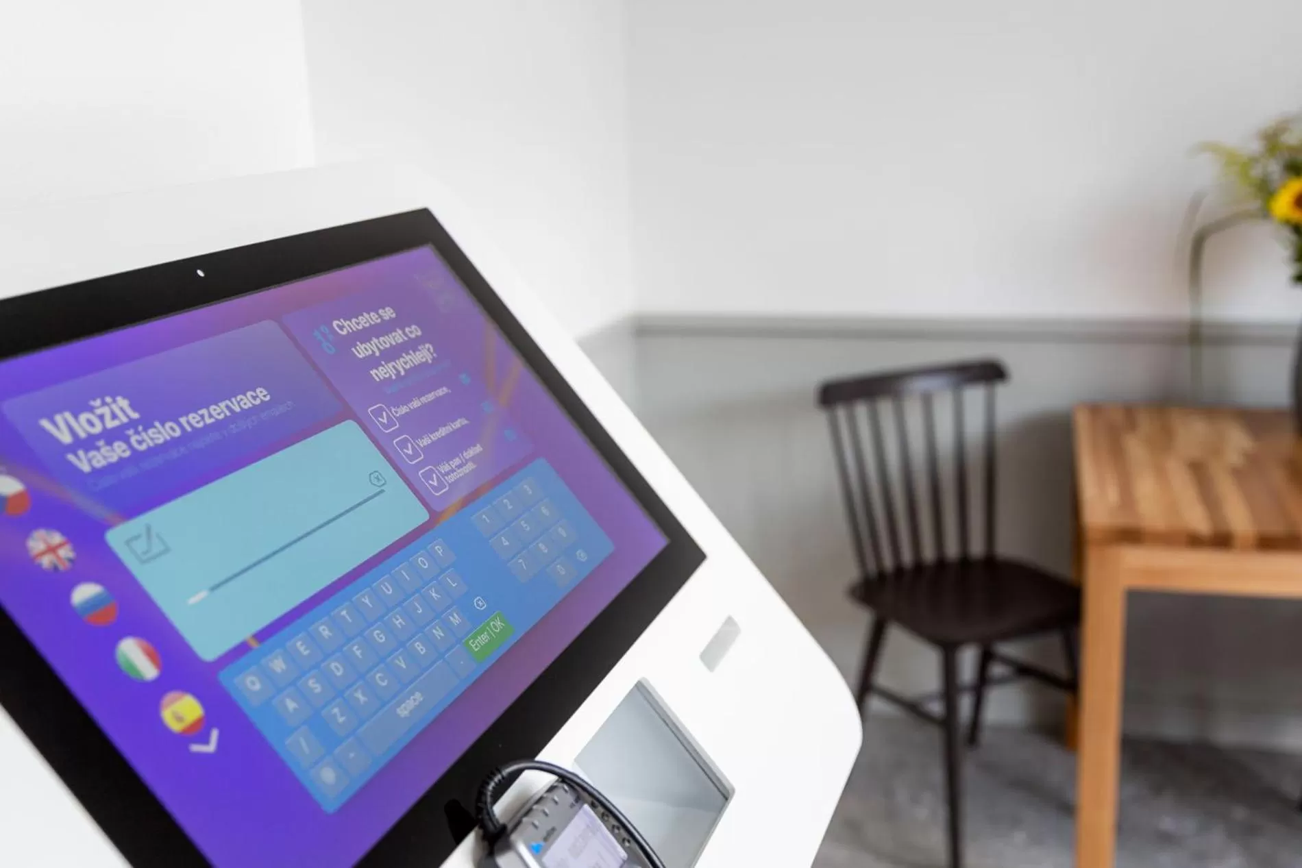 Lobby or reception, TV/Entertainment Center in Hotel Orlík