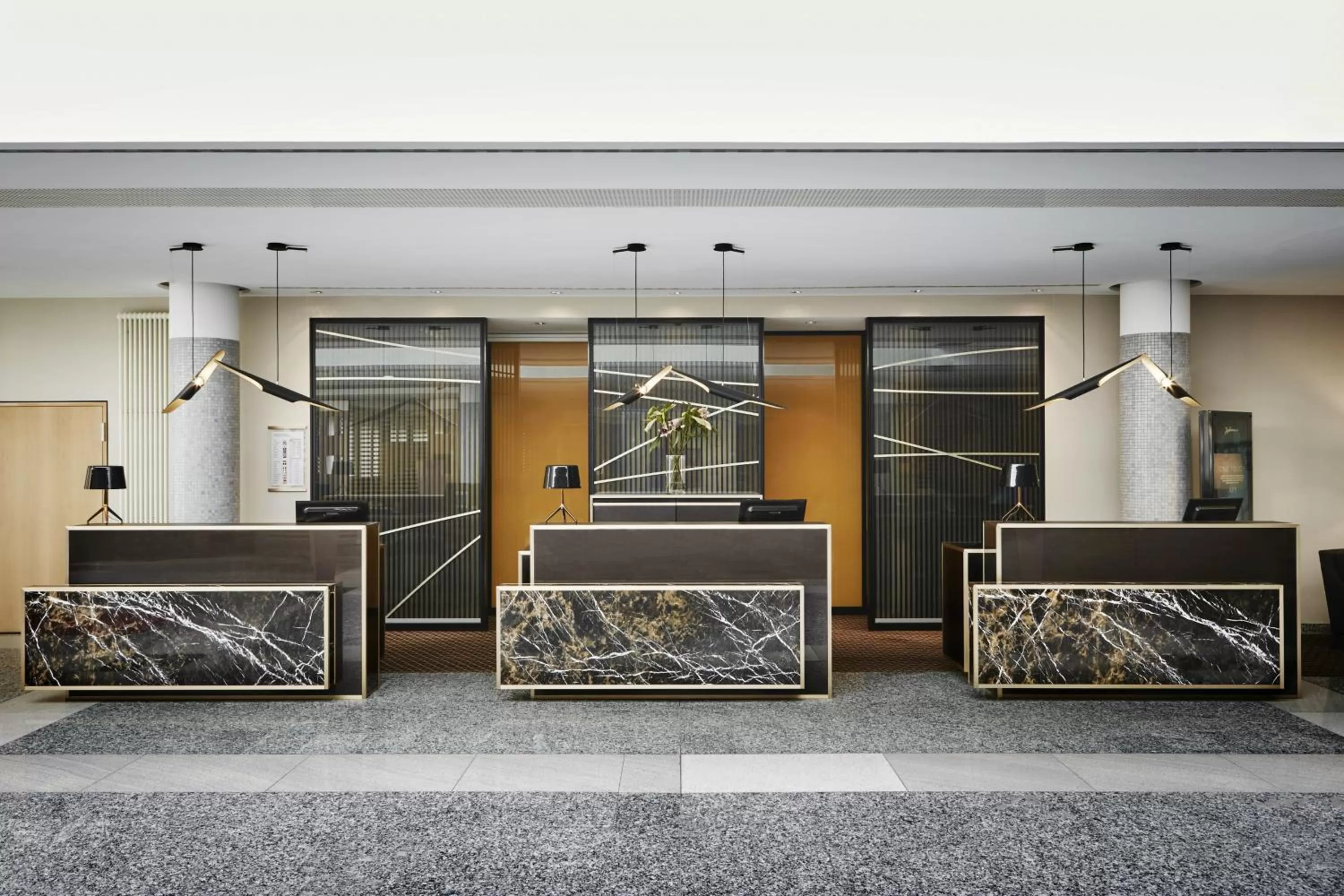 Lobby or reception in Radisson Blu Hotel Hannover