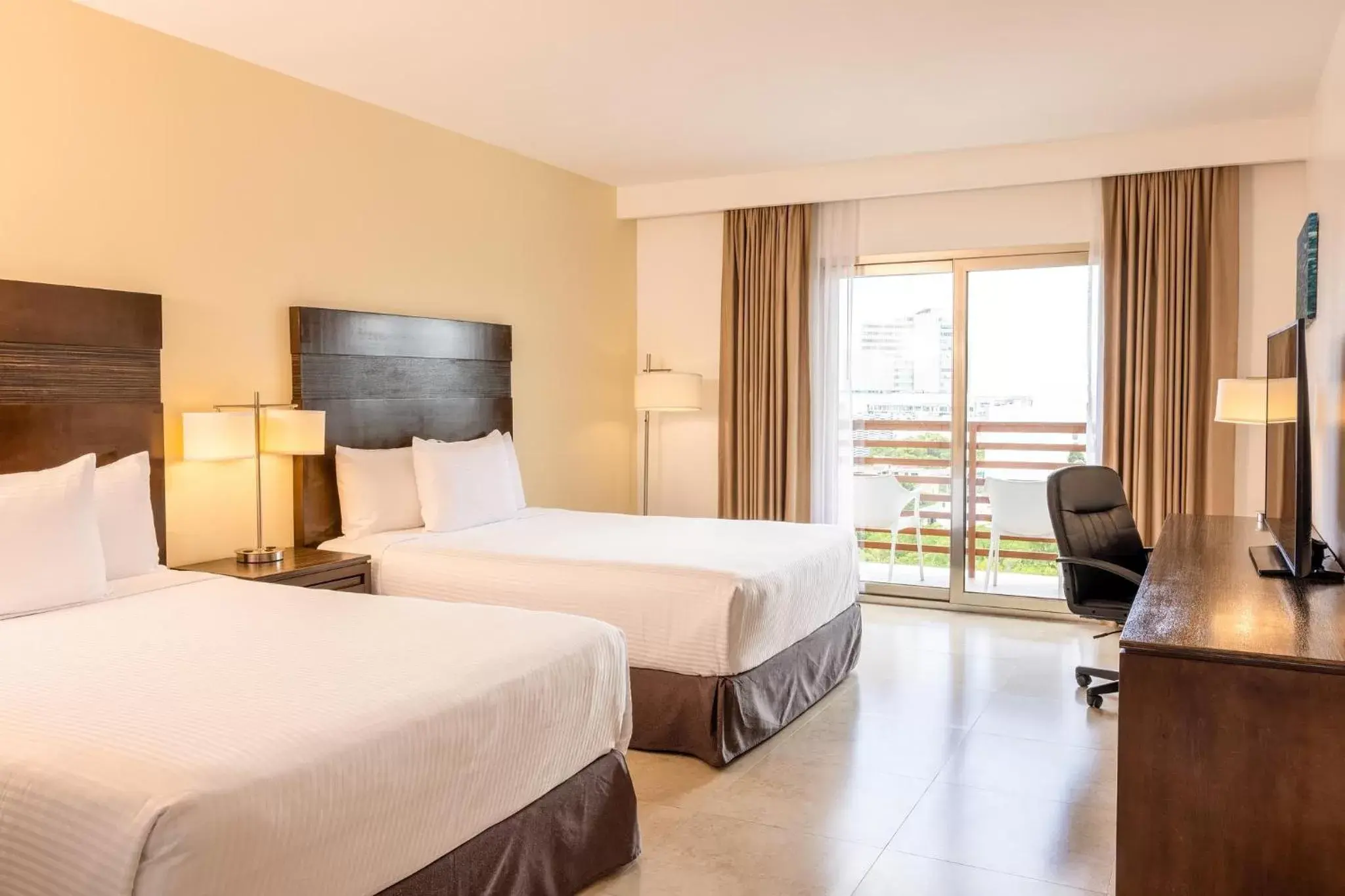 Queen Room with Two Queen Beds - Mobility Access/Non-Smoking in Wyndham Garden Cancun Downtown Queen Room with Two Queen Beds - Mobility Access/Non-Smoking in Wyndham Garden Cancun Downtown