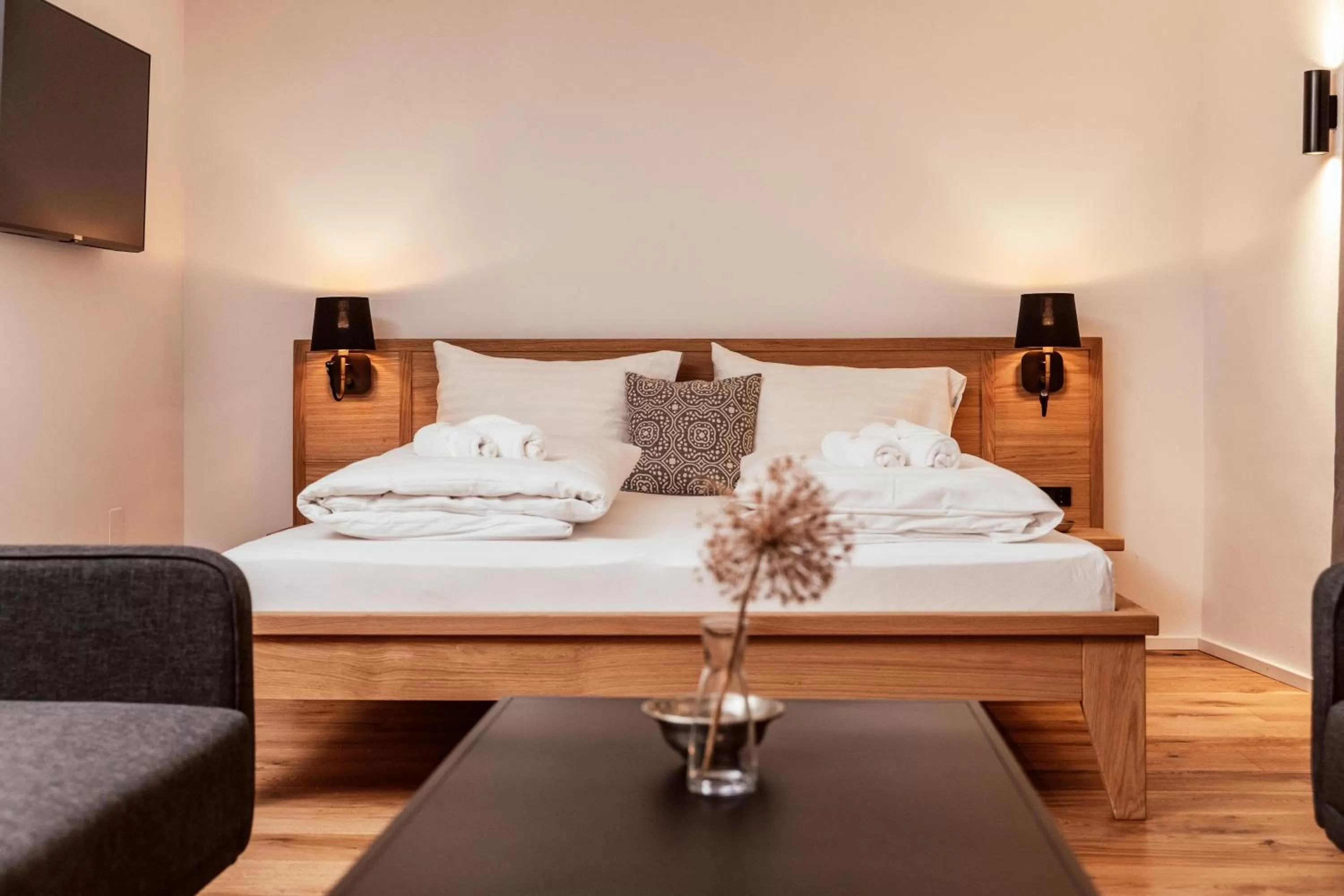 Bed in the salt townhouse