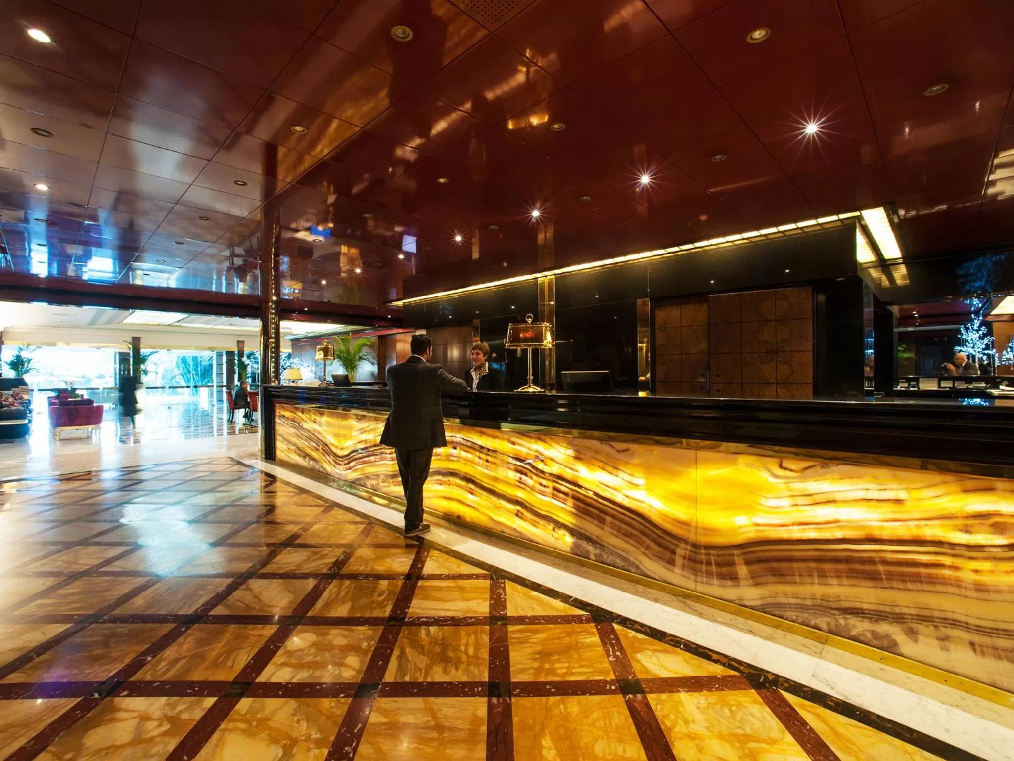 Lobby or reception in Hotel Ariston