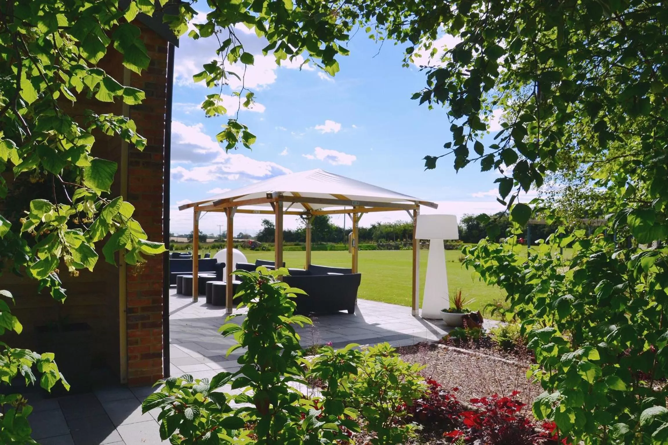 Patio in Brackenborough Hotel, BW Signature Collection