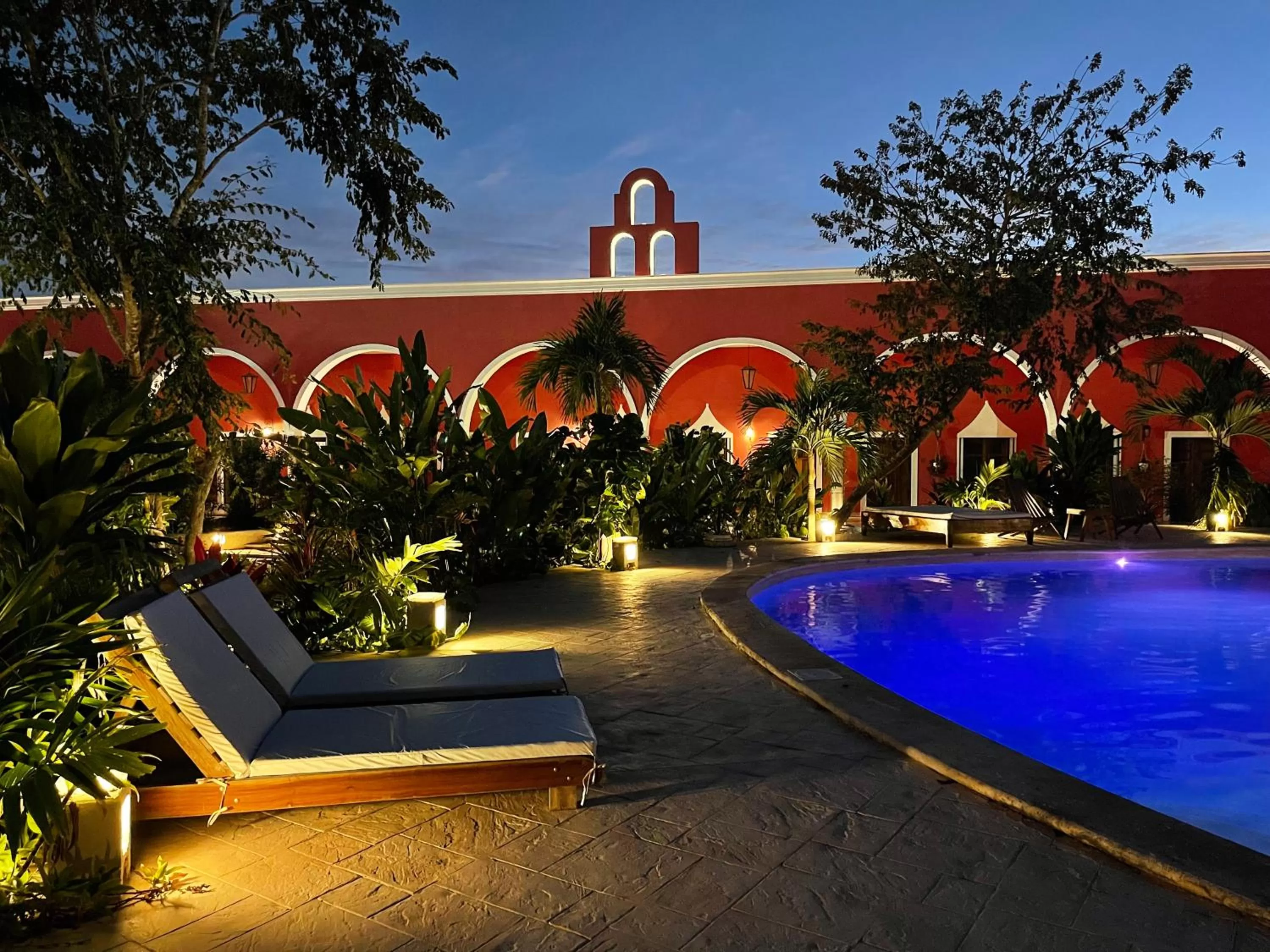 Swimming Pool in Hacienda María Elena Yucatán