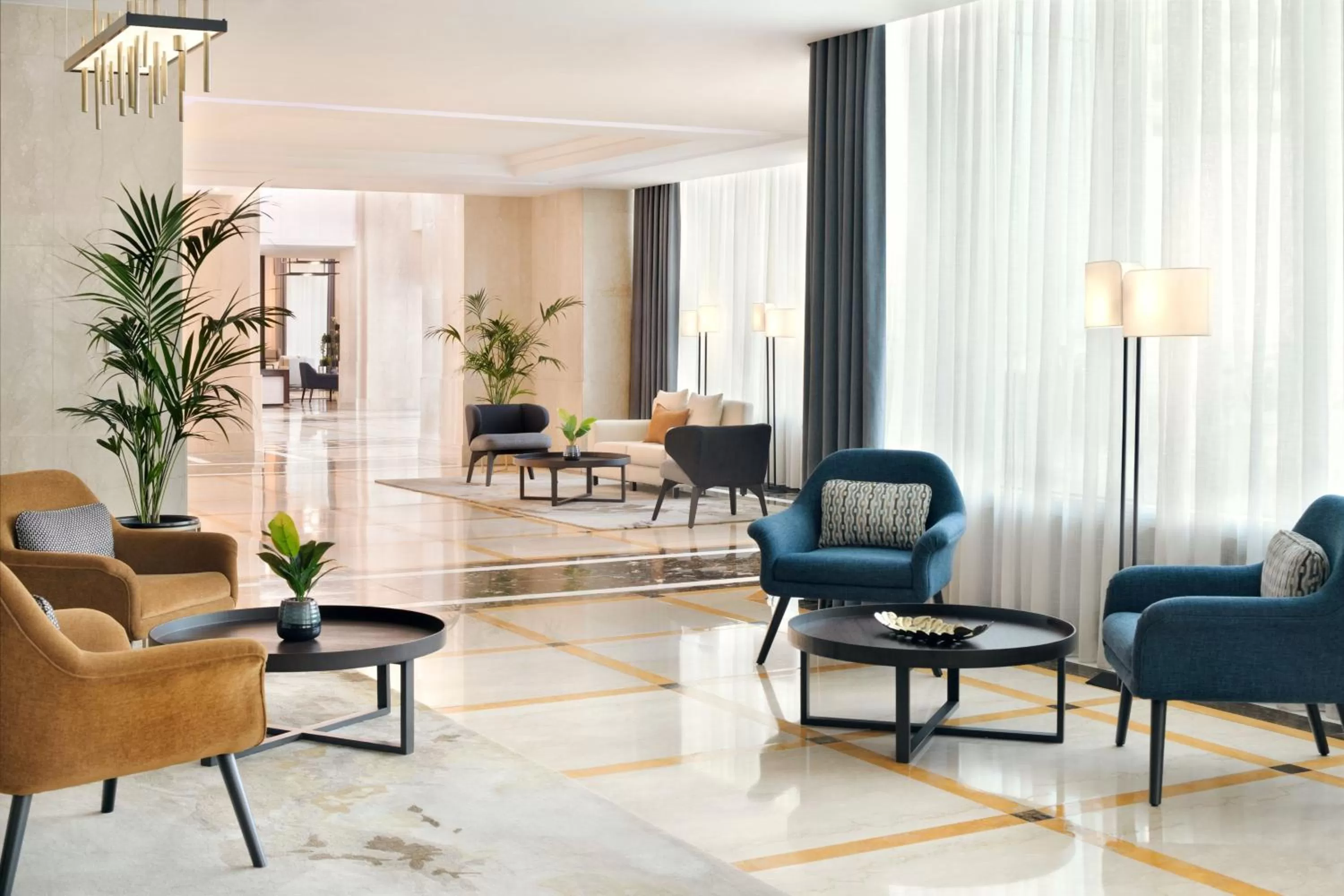 Lobby or reception in Marriott Executive Apartments Manama, Bahrain