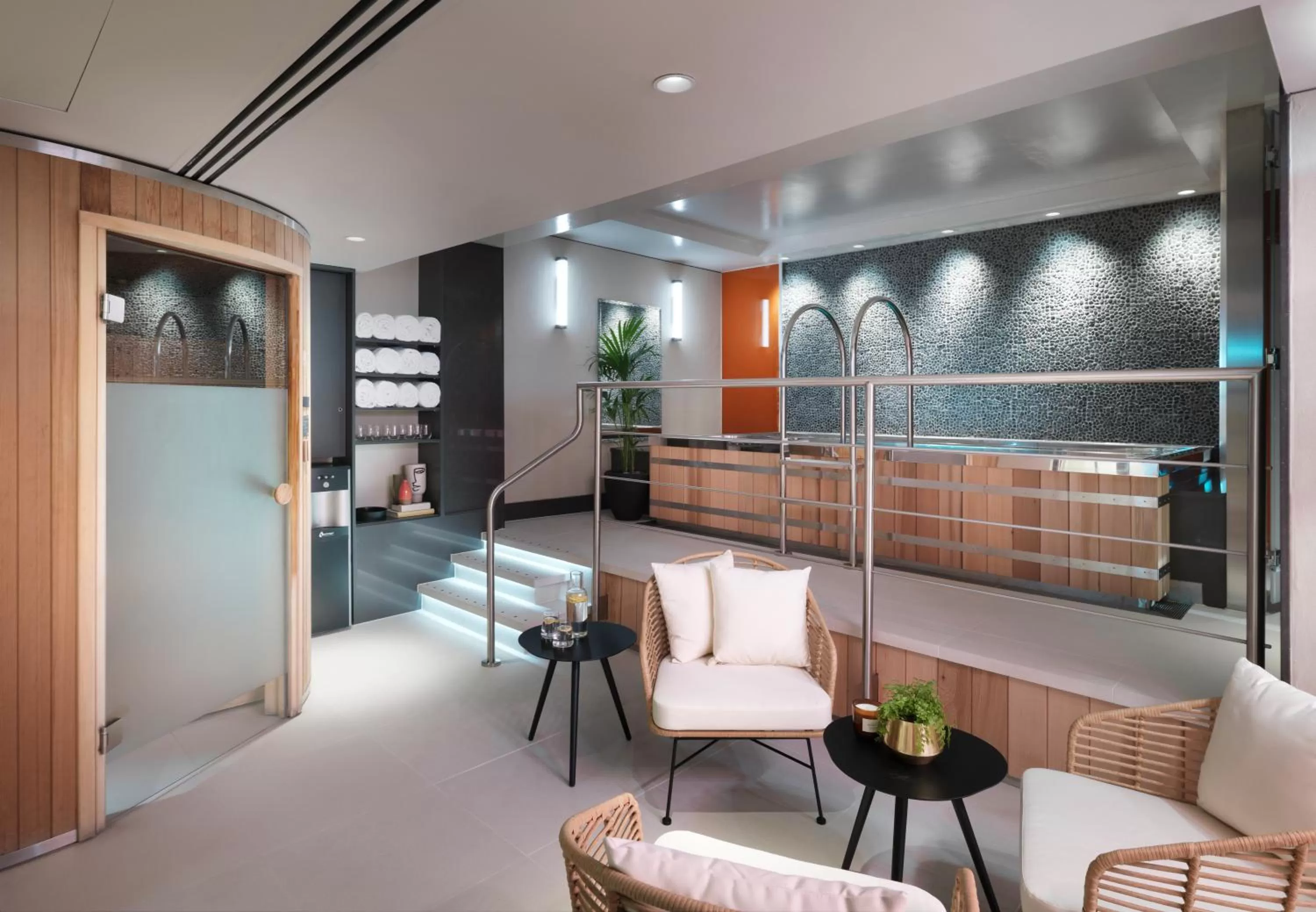 Sauna in The Athenaeum Hotel & Residences