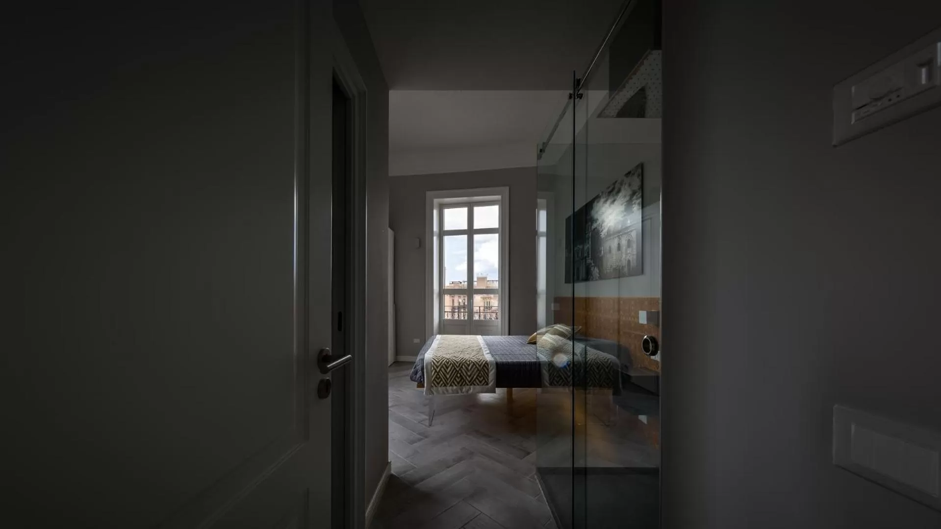 Shower, Bed in Suite del Ponte Normanno