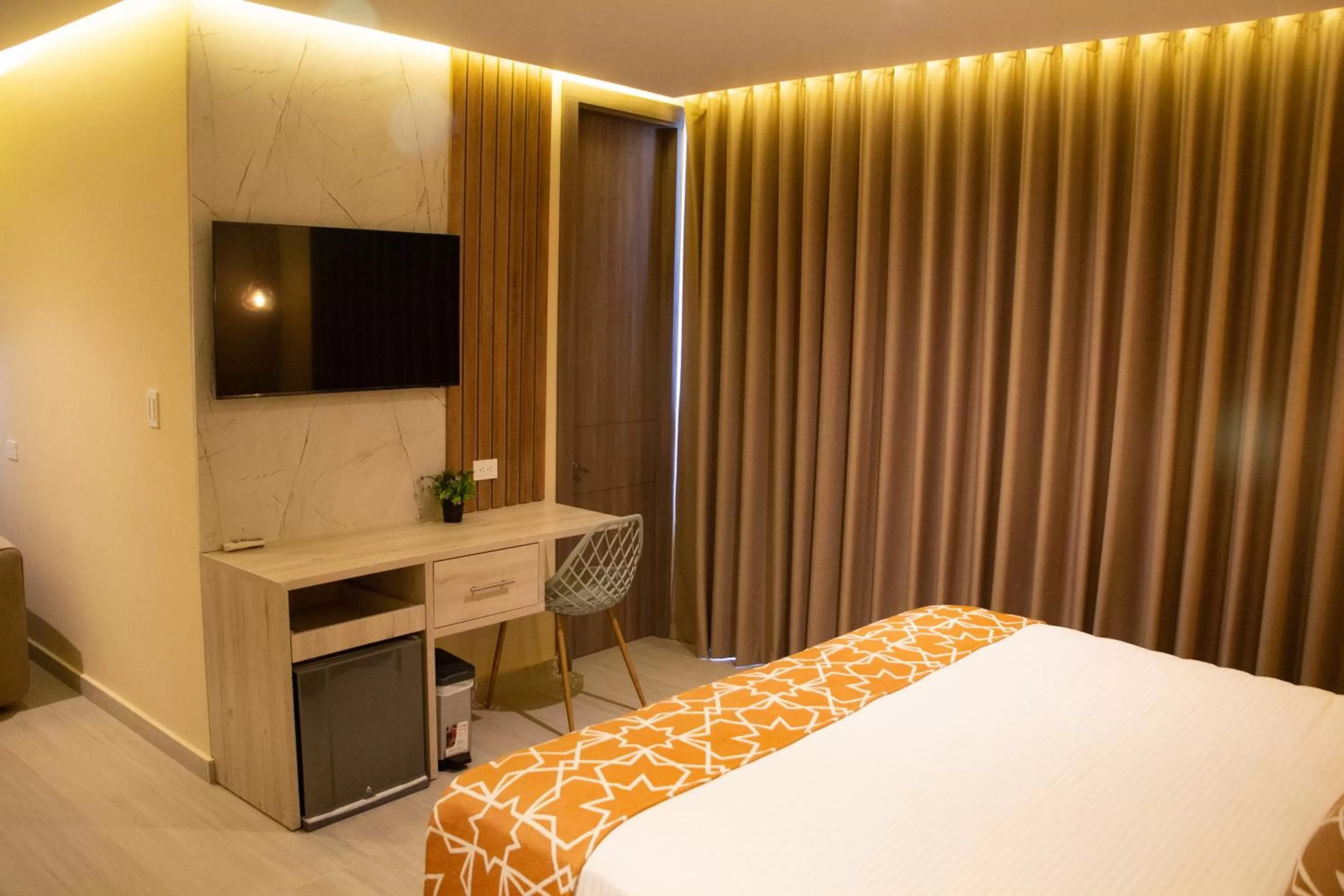 TV and multimedia, Bed in Hotel y Cabañas Covemar