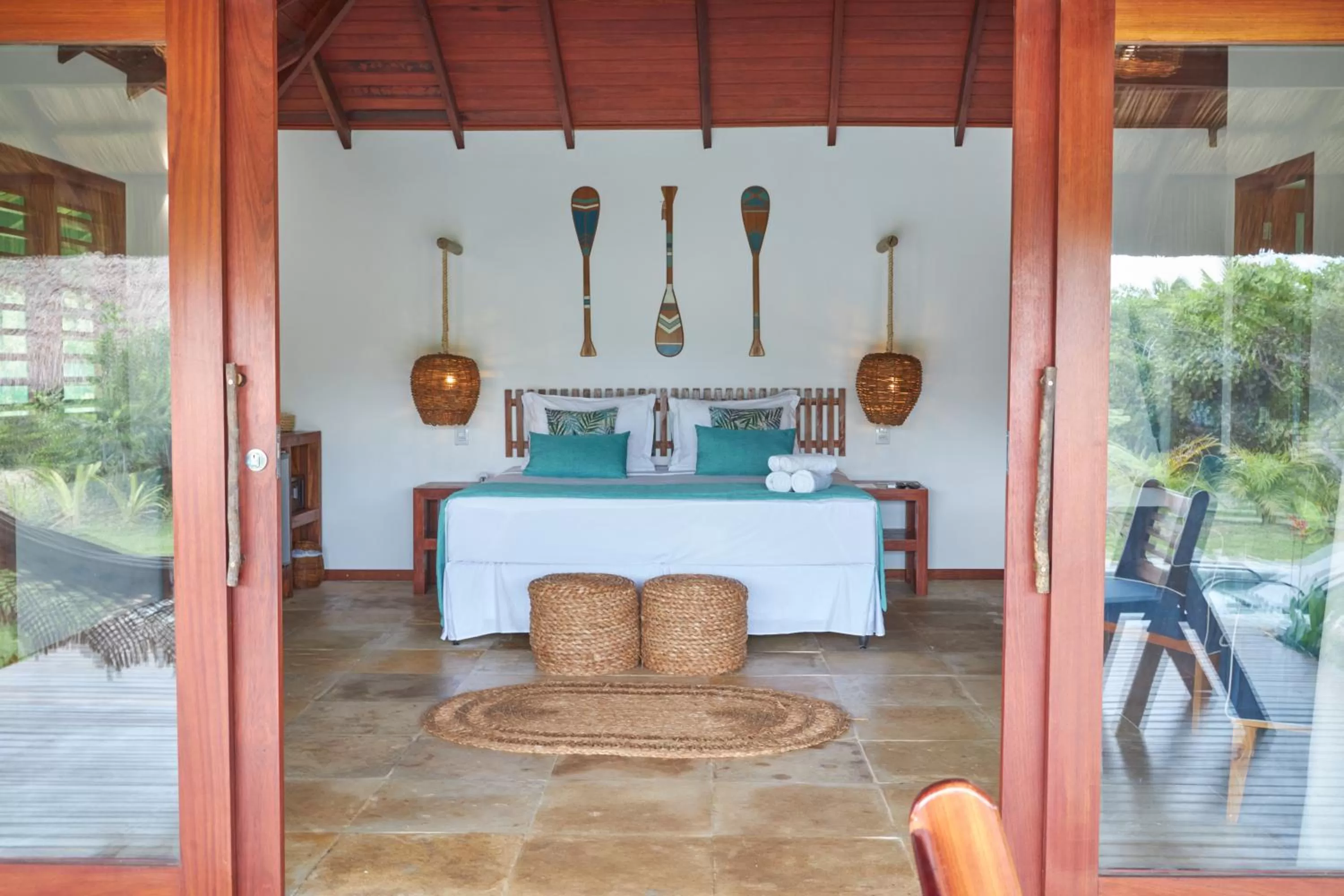 Bed in Kauli Seadi Beach Hotel