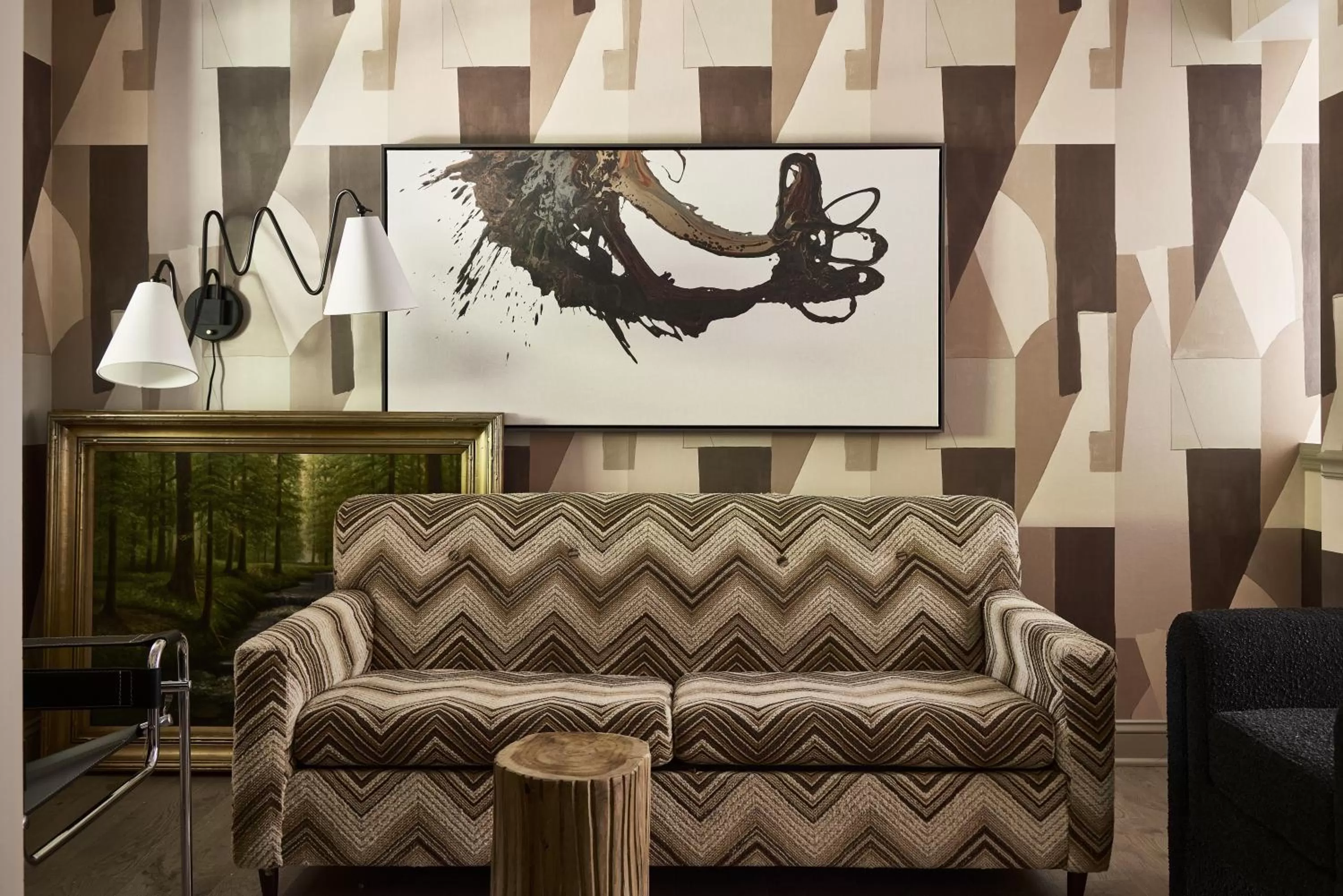 Living room in Blind Tiger Asheville