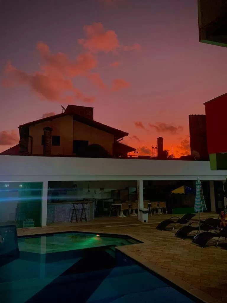 Swimming pool in Hostel e Pousada Bahia Beach
