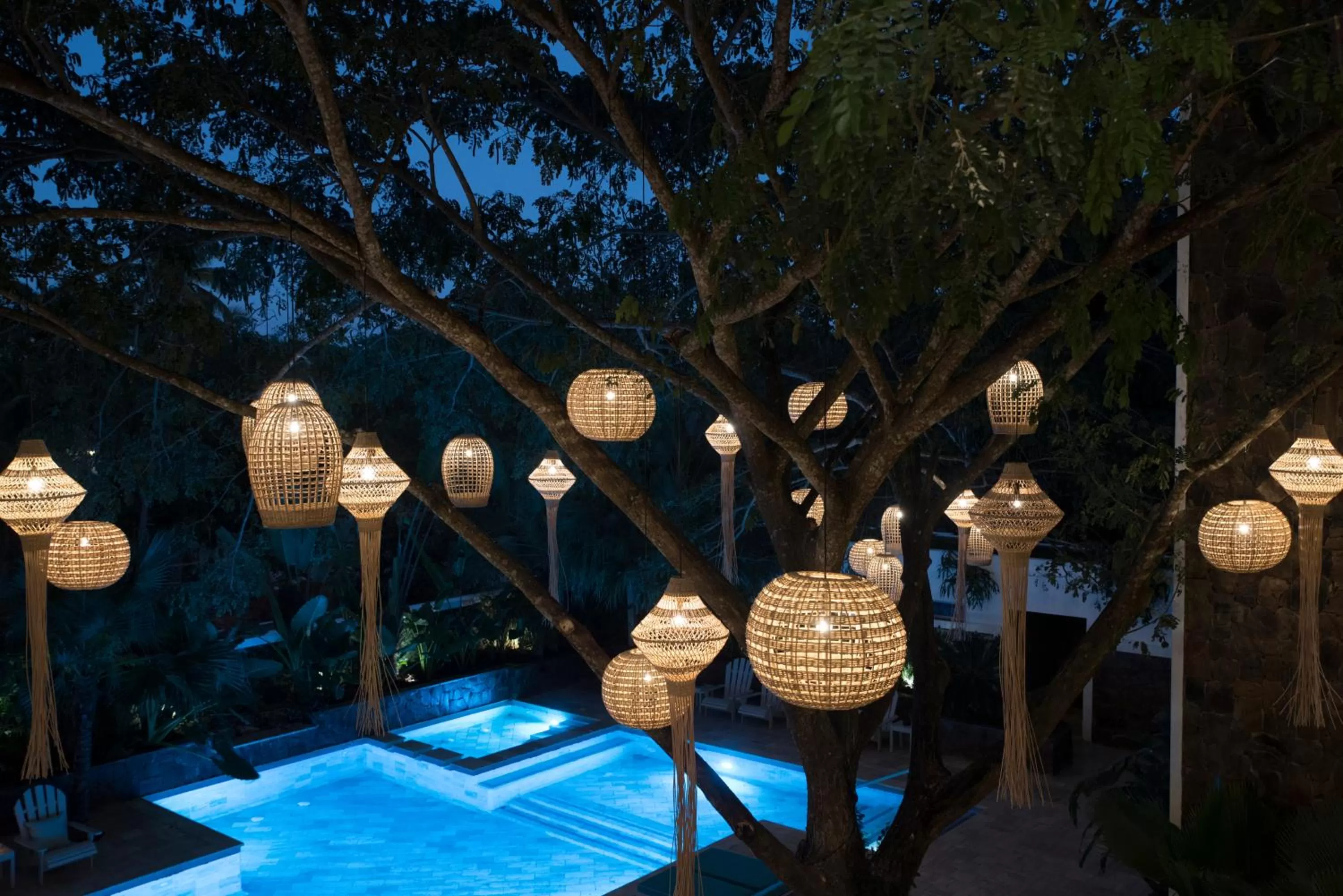 Patio in Saman Boutique Hotel By Mint