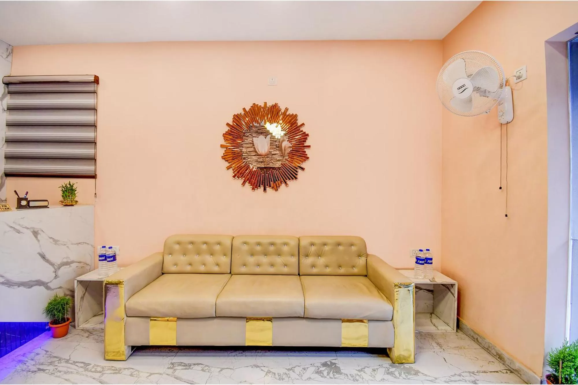 Seating area in FabHotel Aqua Tulip - Nr Milan Mela