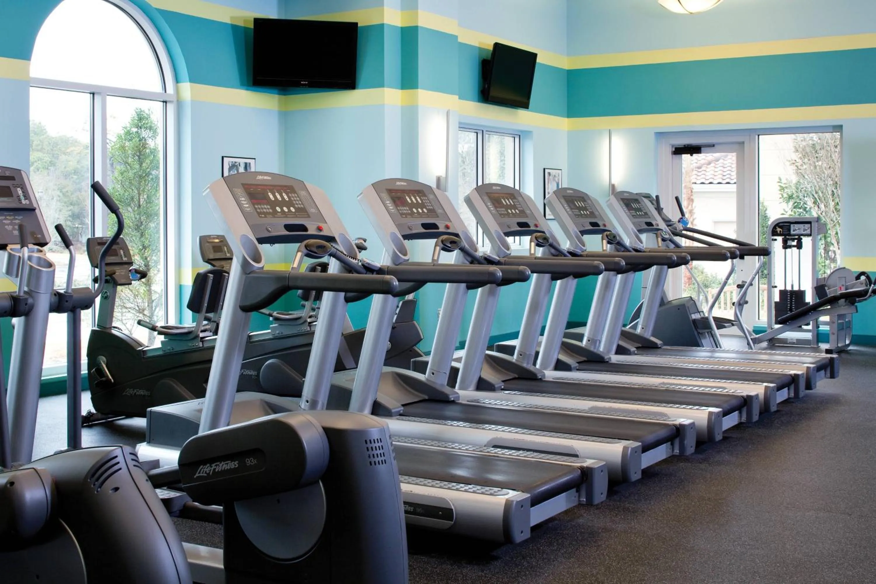 Fitness centre/facilities in Marriott's OceanWatch Villas at Grande Dunes