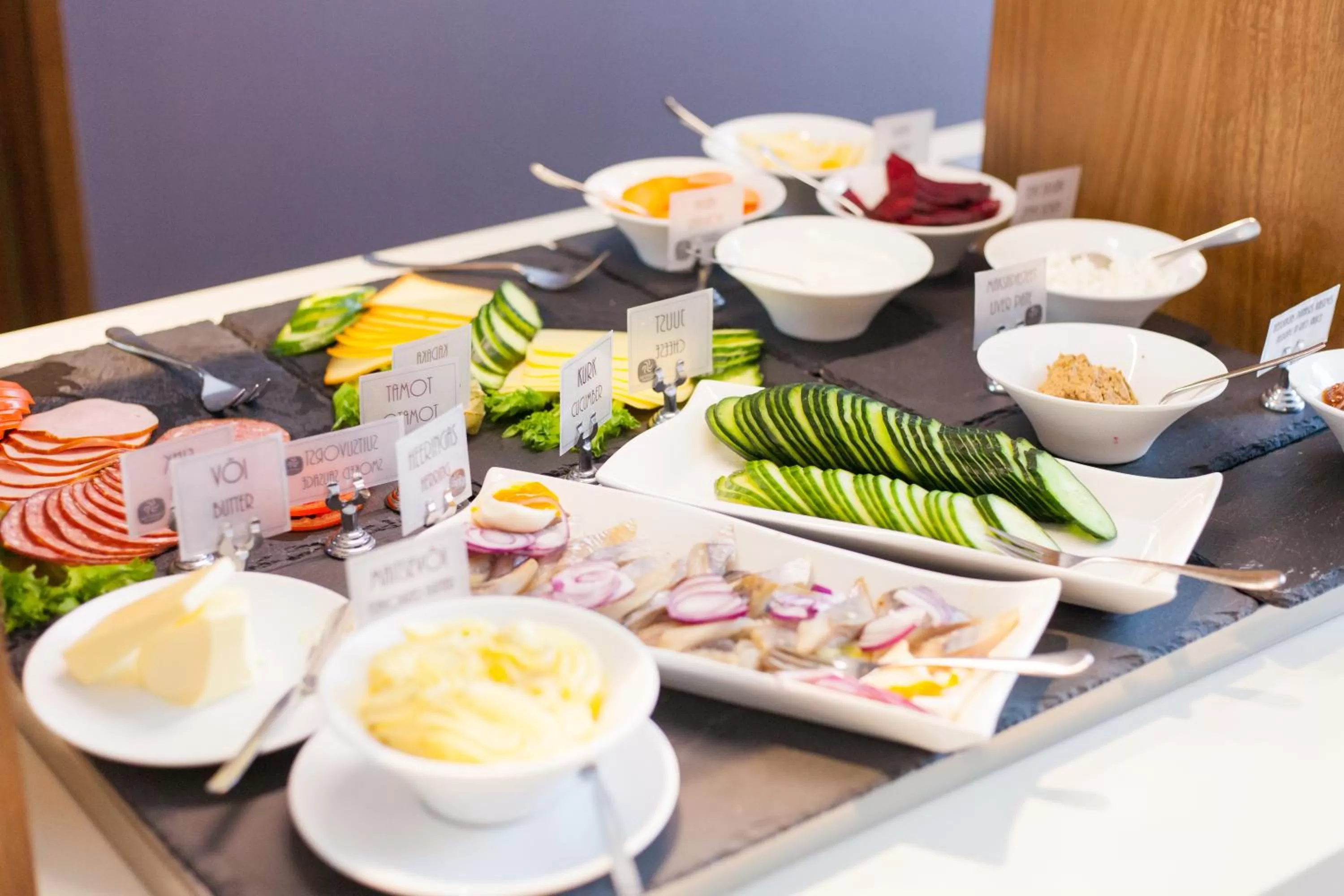 Food and drinks in Johan Design & SPA Hotel