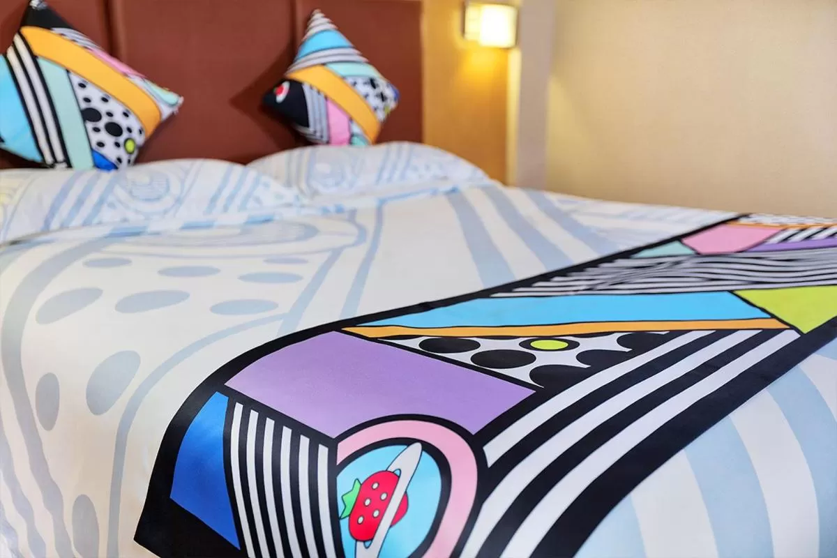 Bed in Beijing XinQiao Hotel