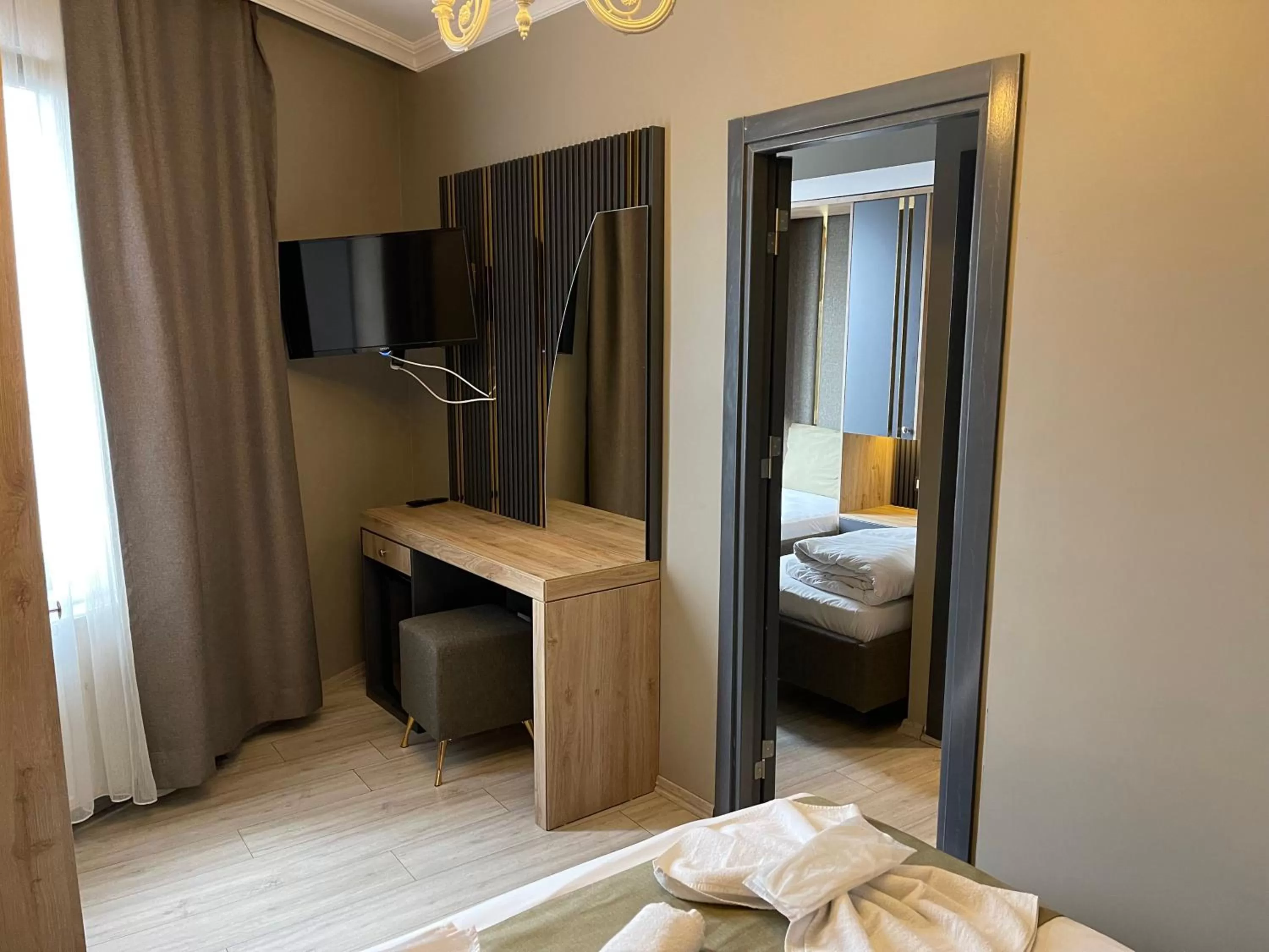 TV and multimedia, Bed in New Taksim Hotel