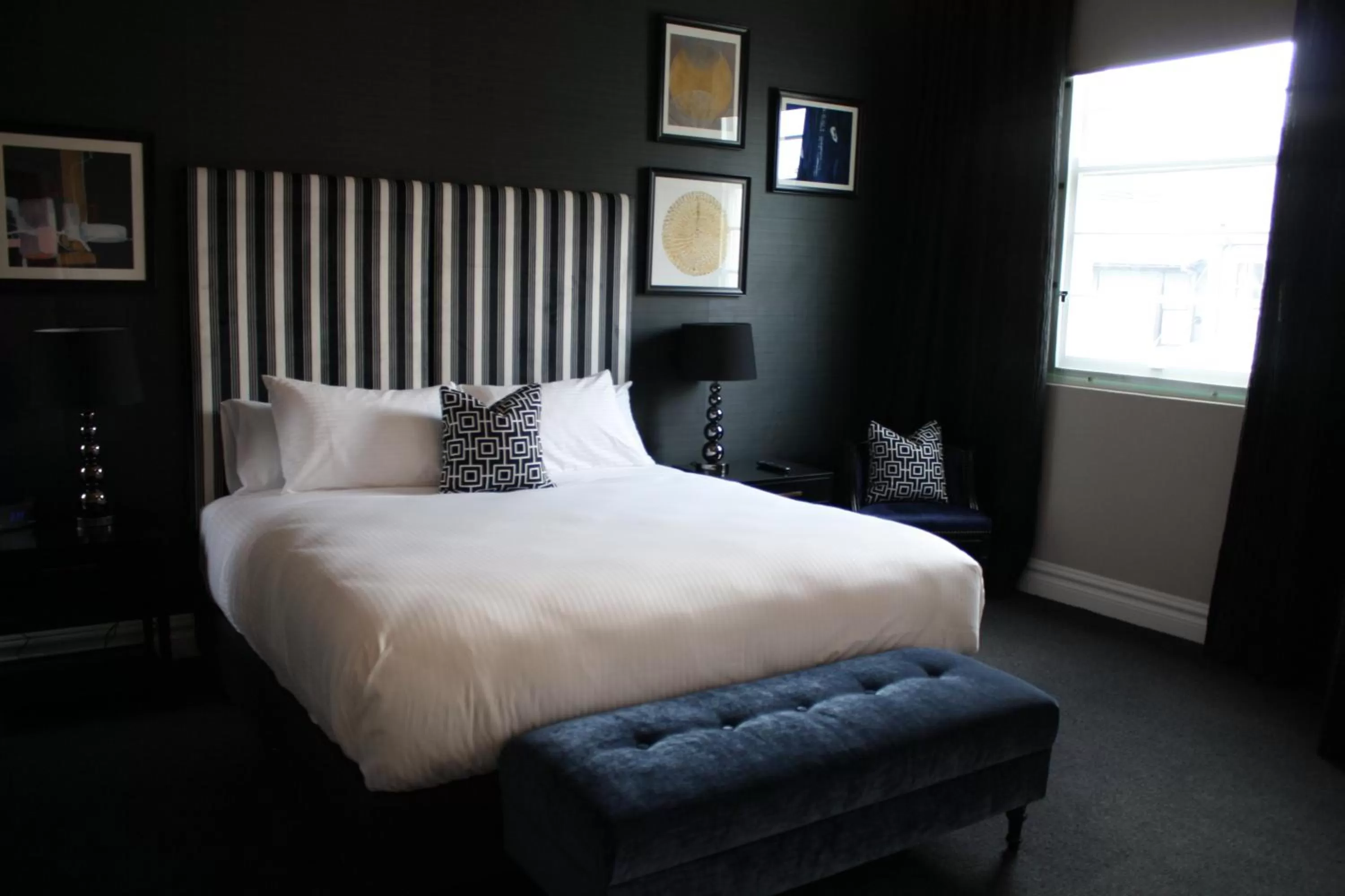 Bed in Mrs Banks Hotel