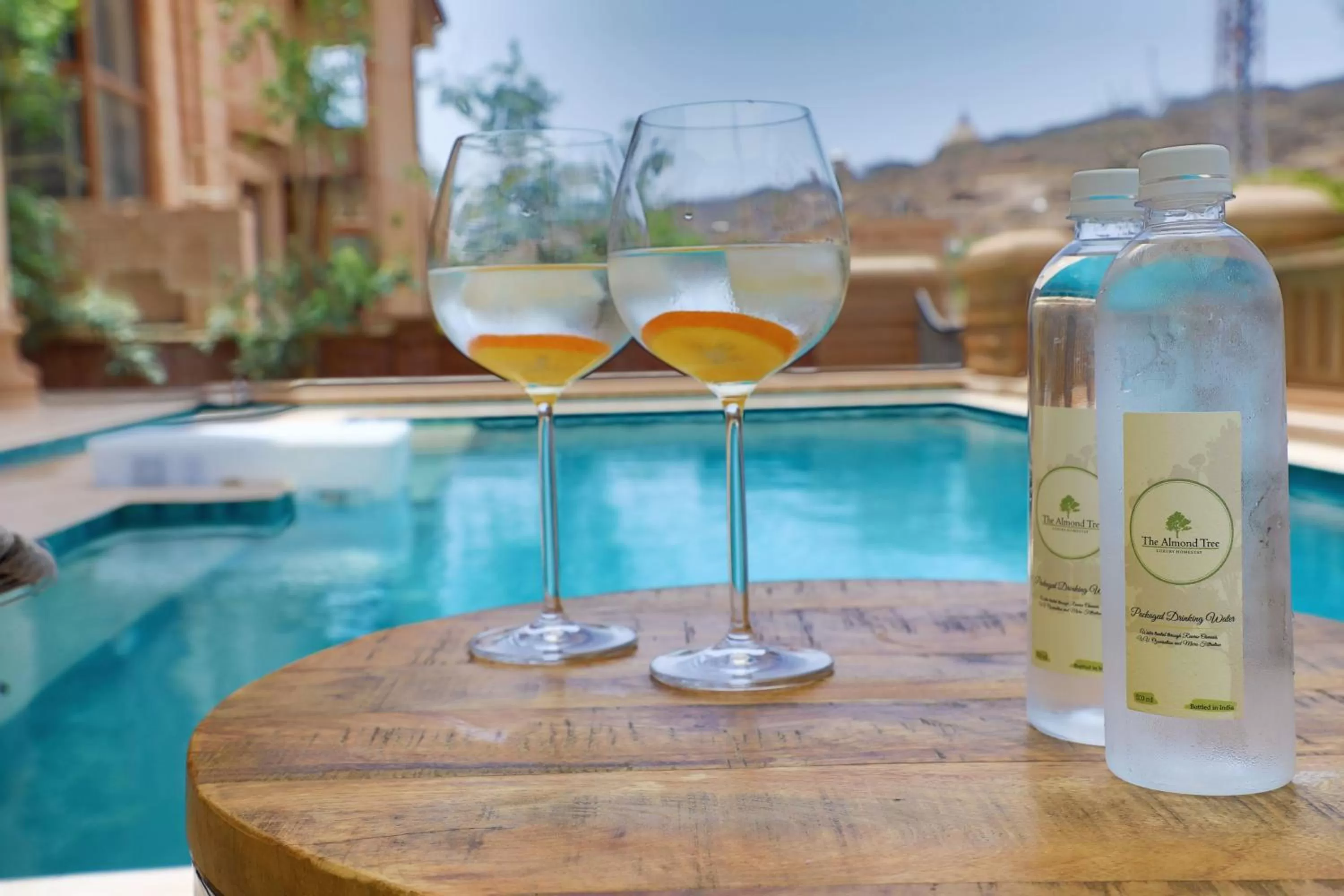 Swimming pool in The Almond Tree