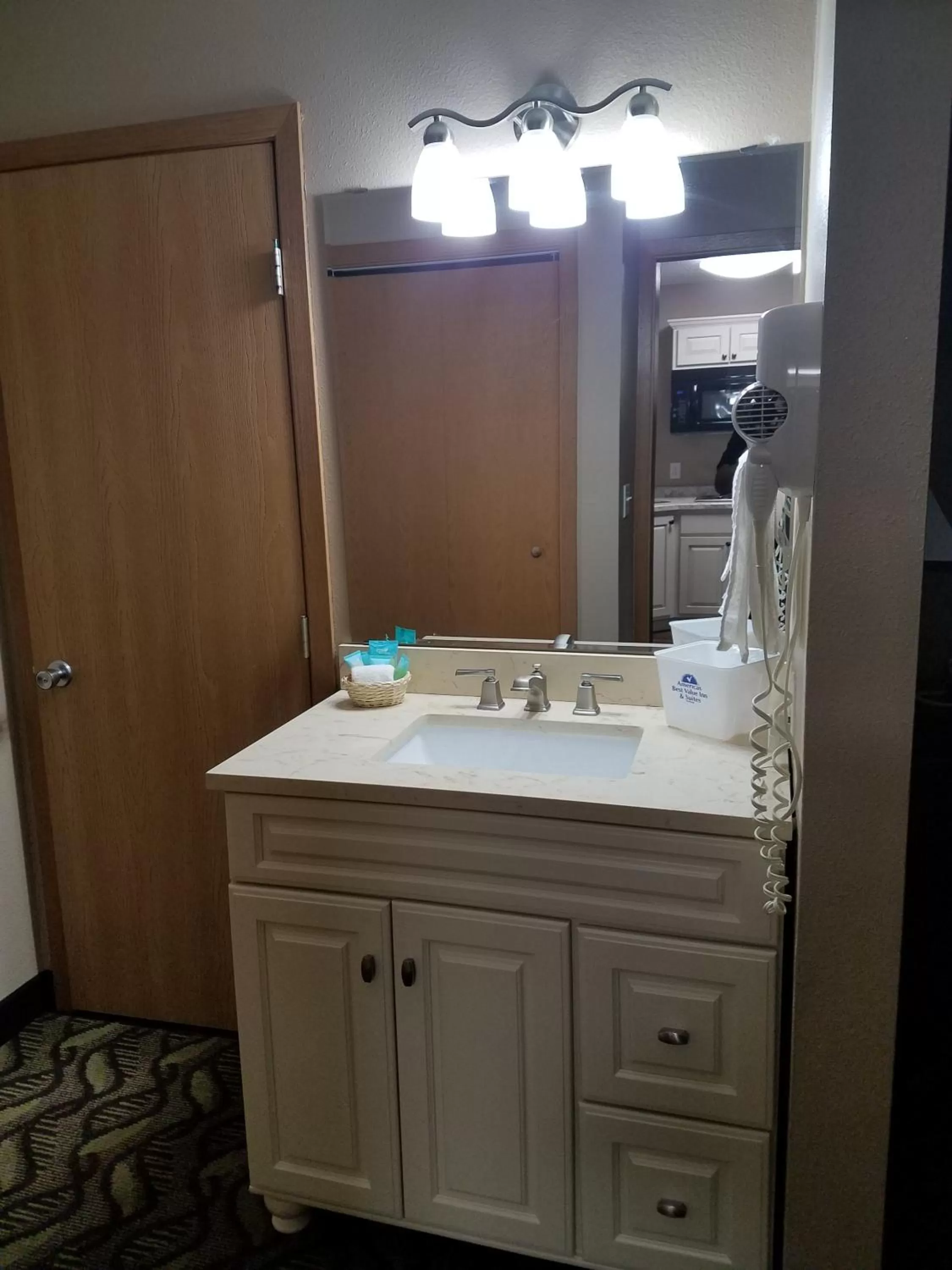 Bathroom in Americas Best Value Inn and Suites Bismarck