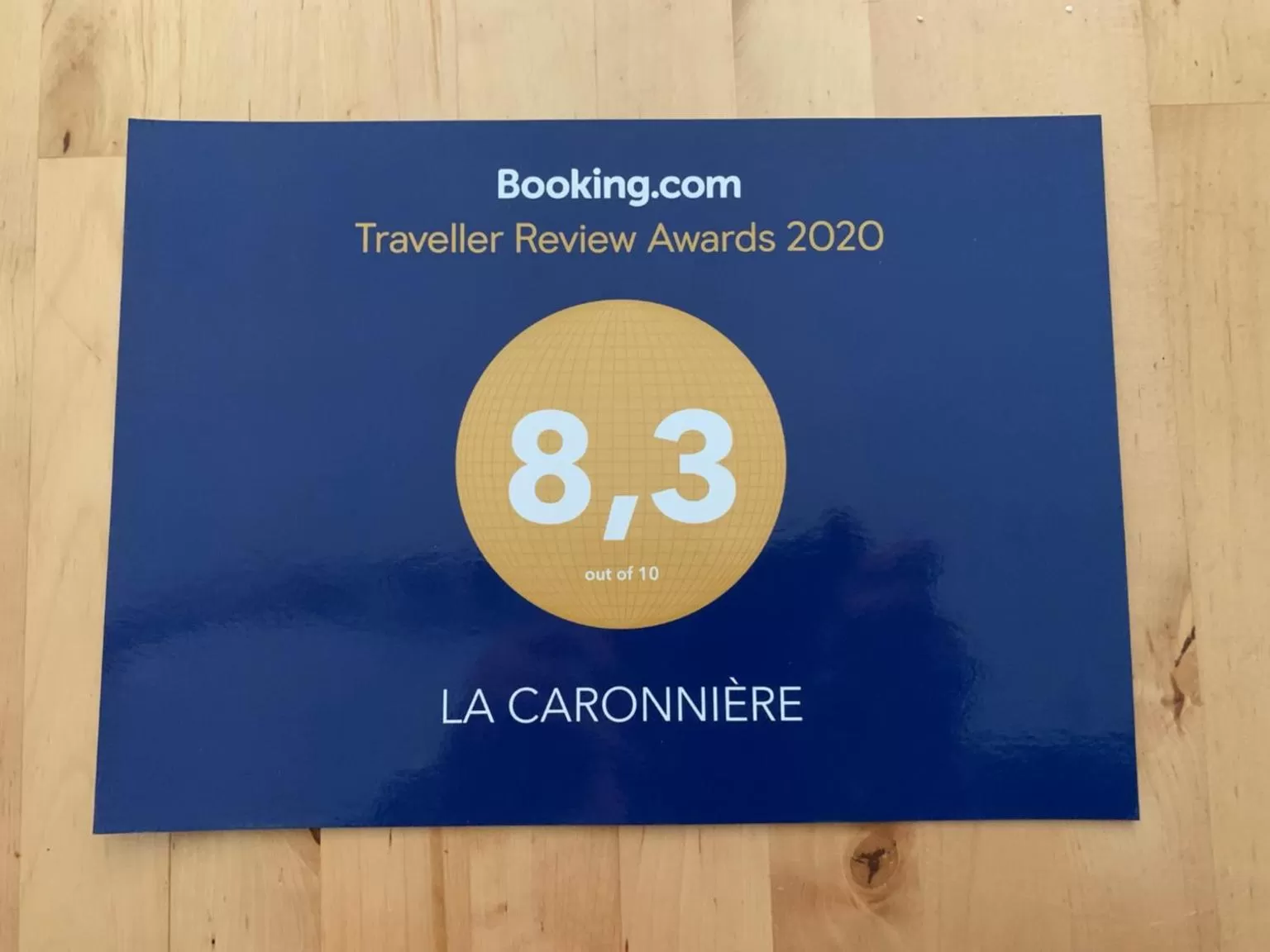 Certificate/Award in La Caronnière