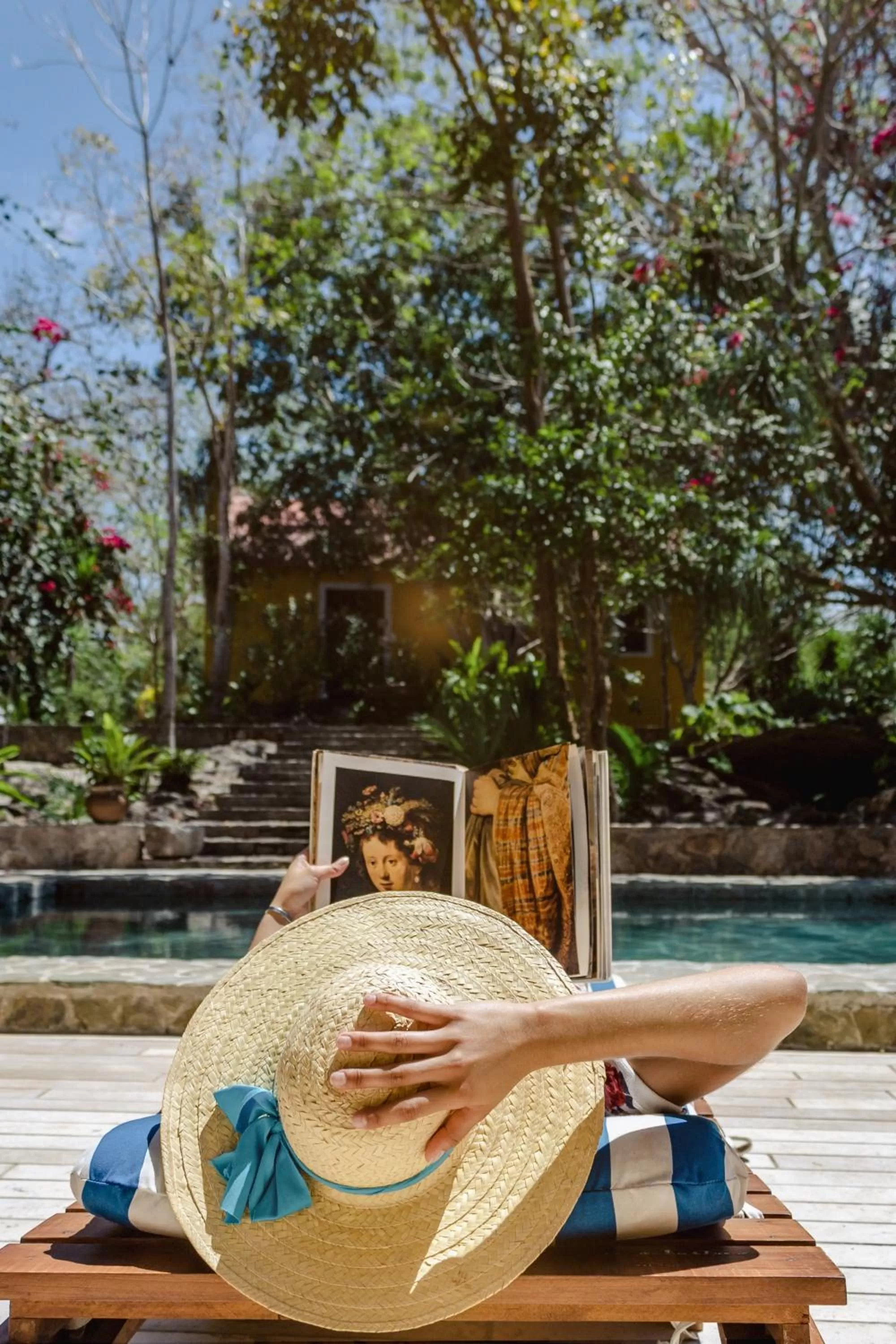 Swimming pool in Hacienda San Miguel Yucatan
