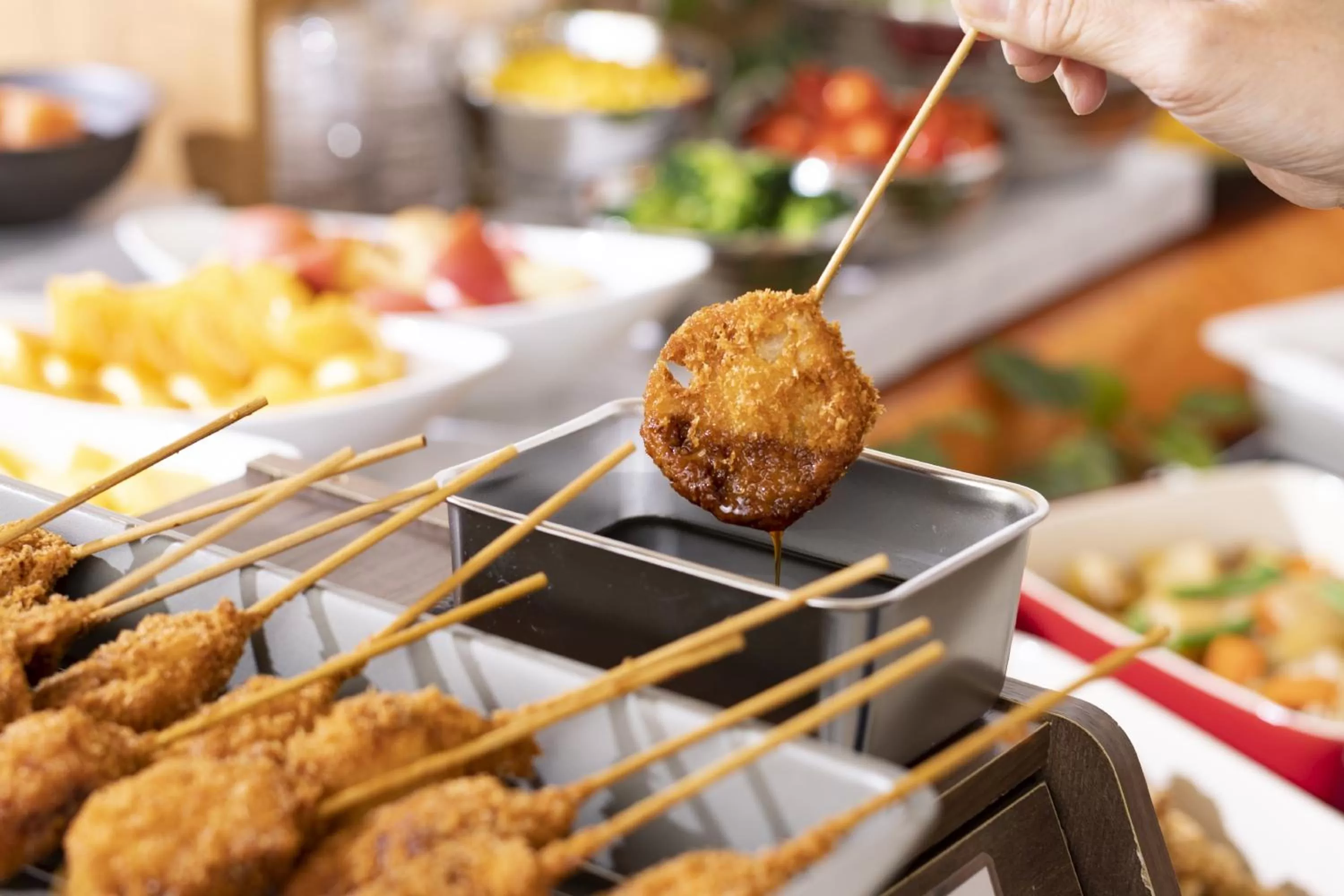 Buffet breakfast in KOKO HOTEL Osaka Shinsekai - formerly Hotel Wing Premium Osaka Shinsekai