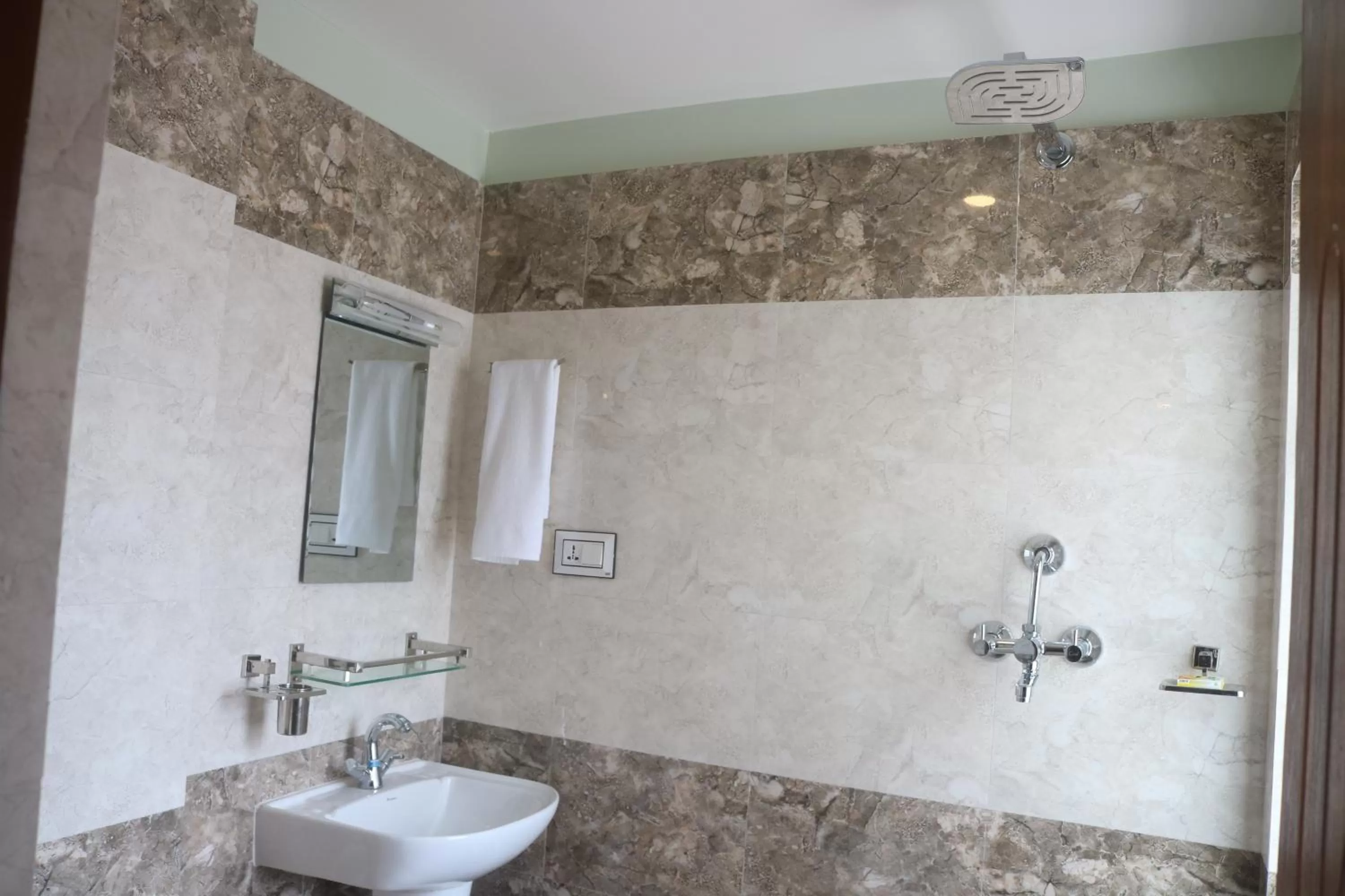 Bathroom in Hotel Family Ties Pvt. Ltd.
