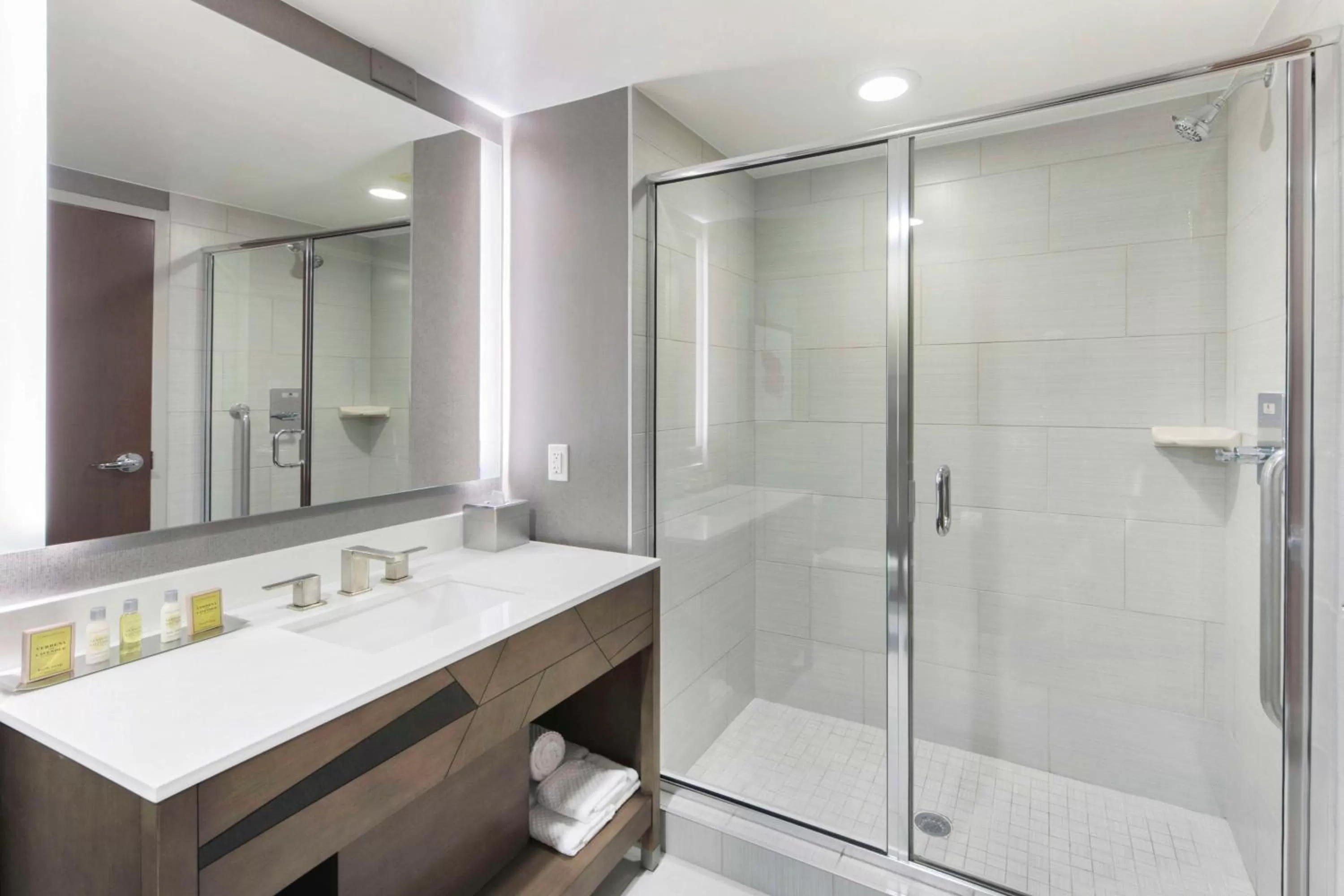 Shower in DoubleTree by Hilton Raleigh-Cary