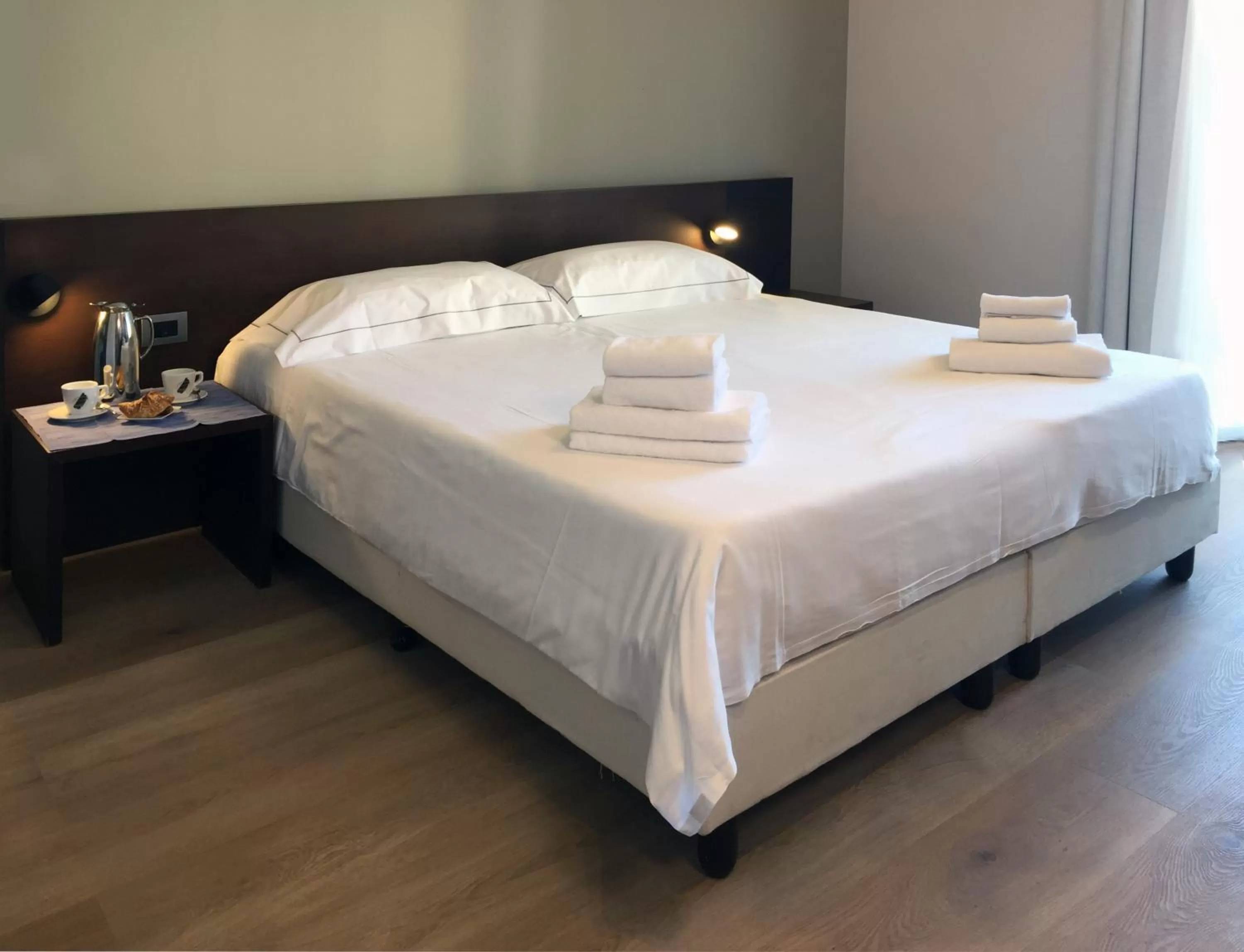 Bed in Hotel Corallo