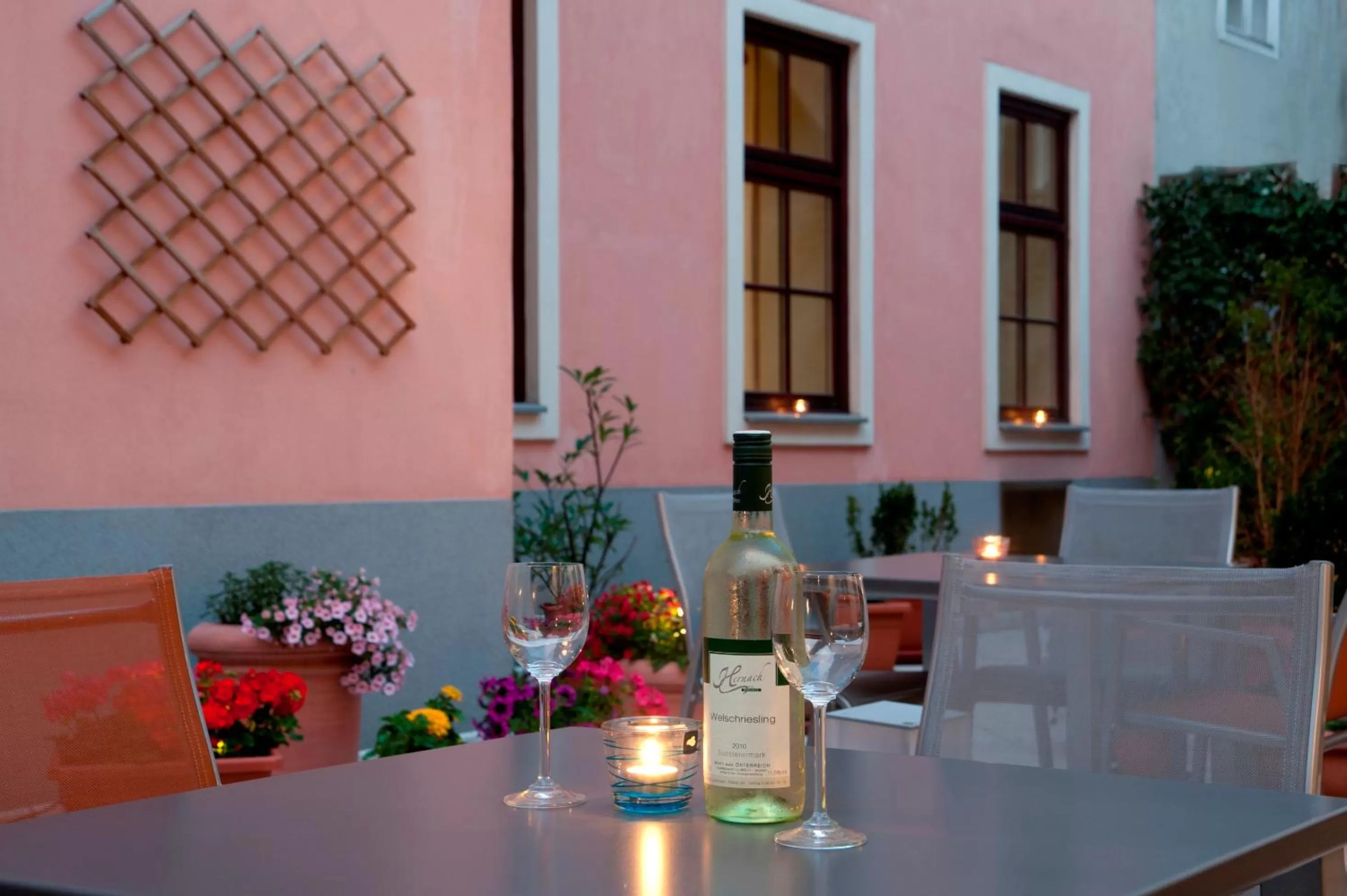 Patio in Hotel Lucia